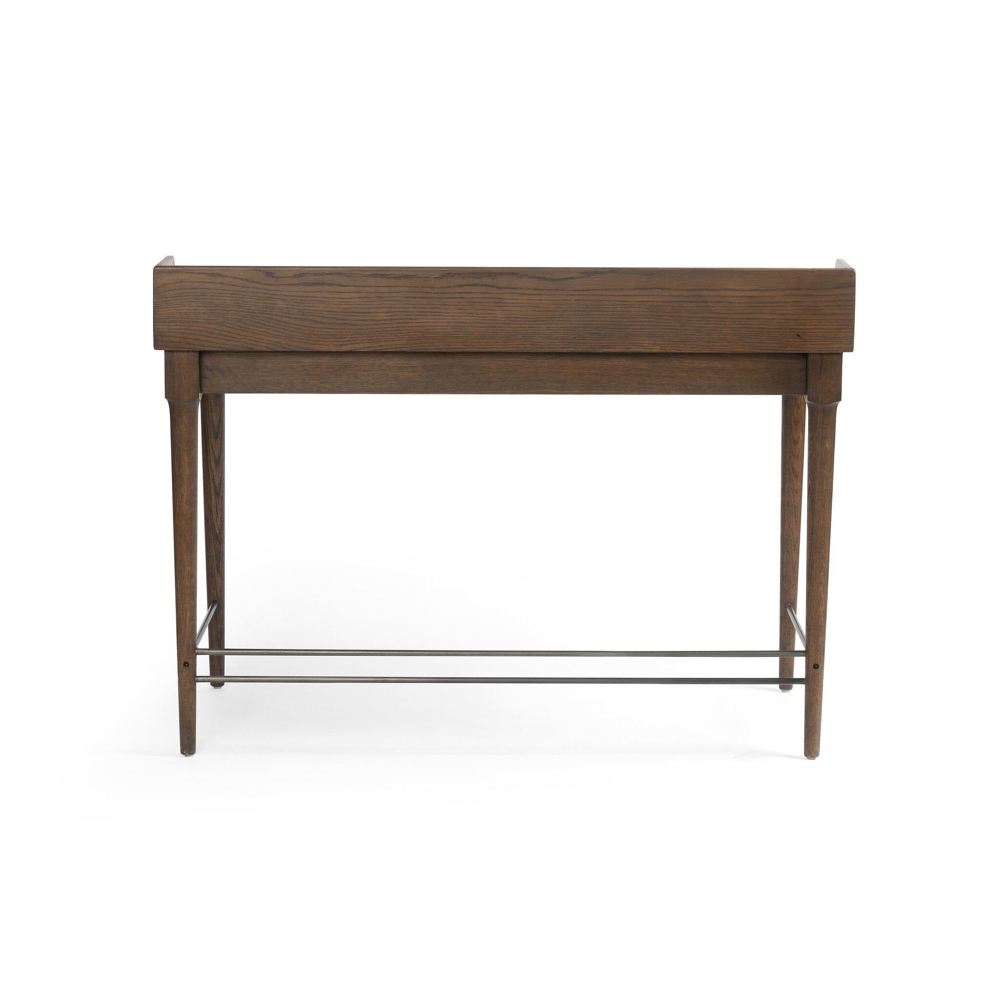Four Hands Moreau Desk — Dark Toasted Oak-Aged Black