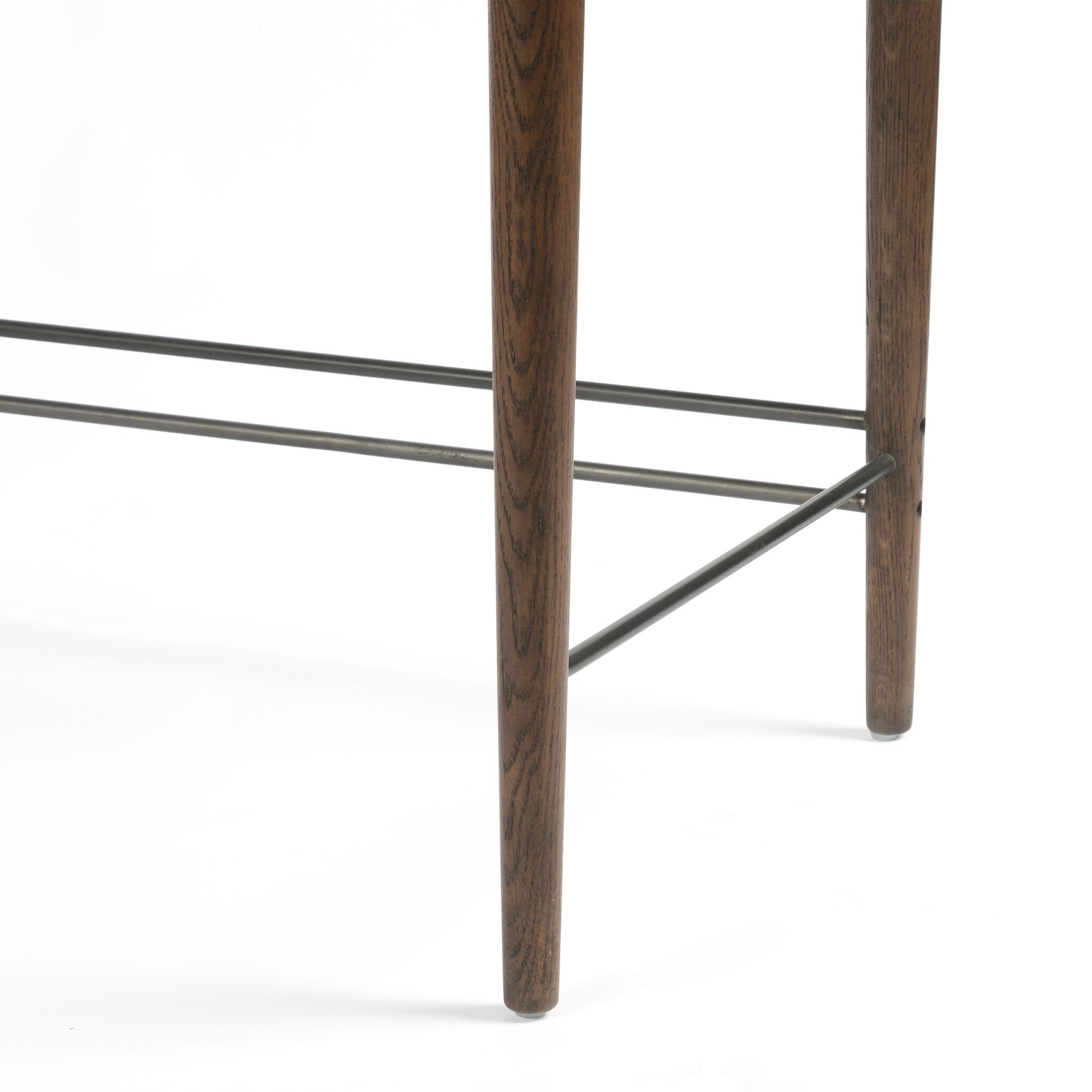 Four Hands Moreau Desk — Dark Toasted Oak-Aged Black