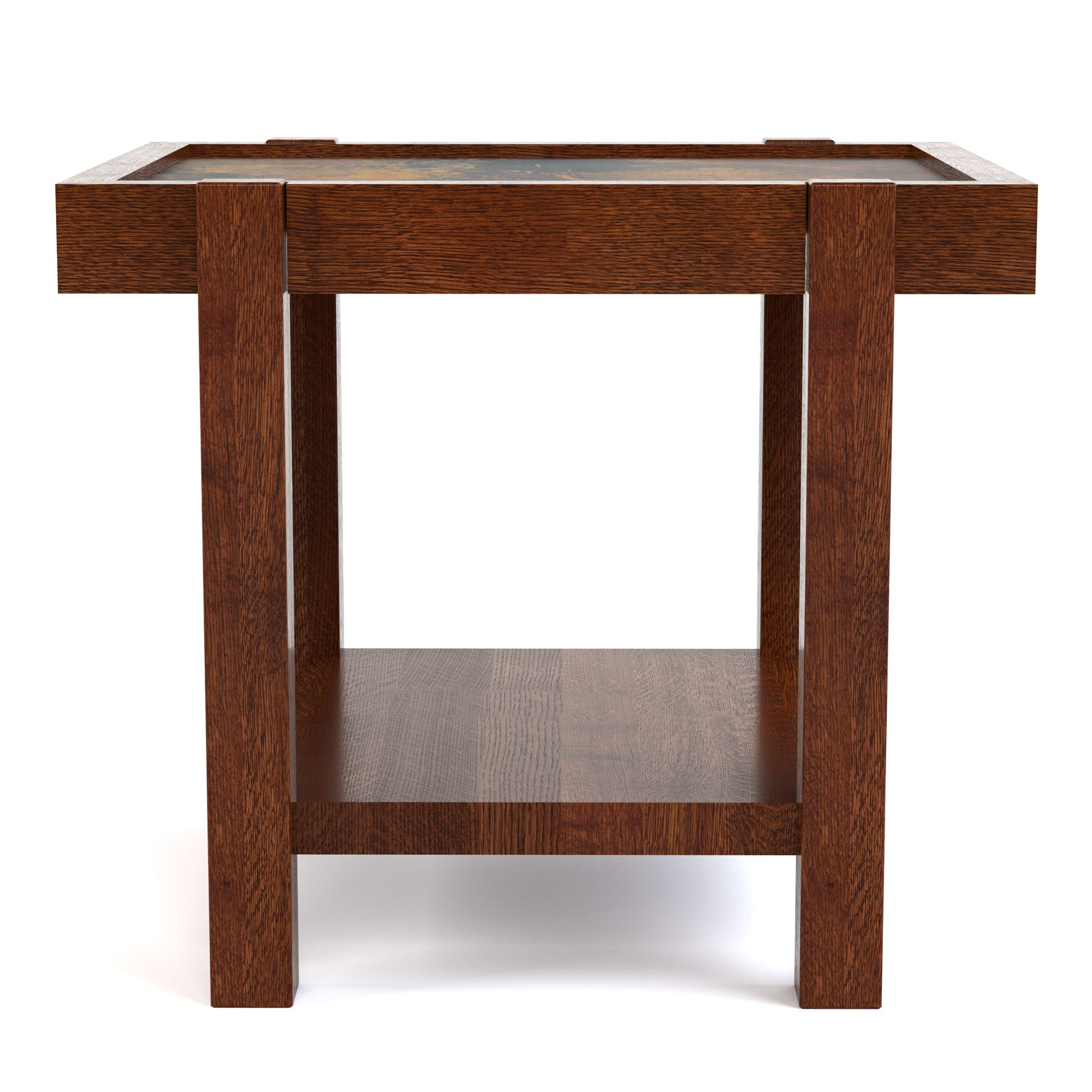 Durant Inset Copper Side Table - 20-6435-032