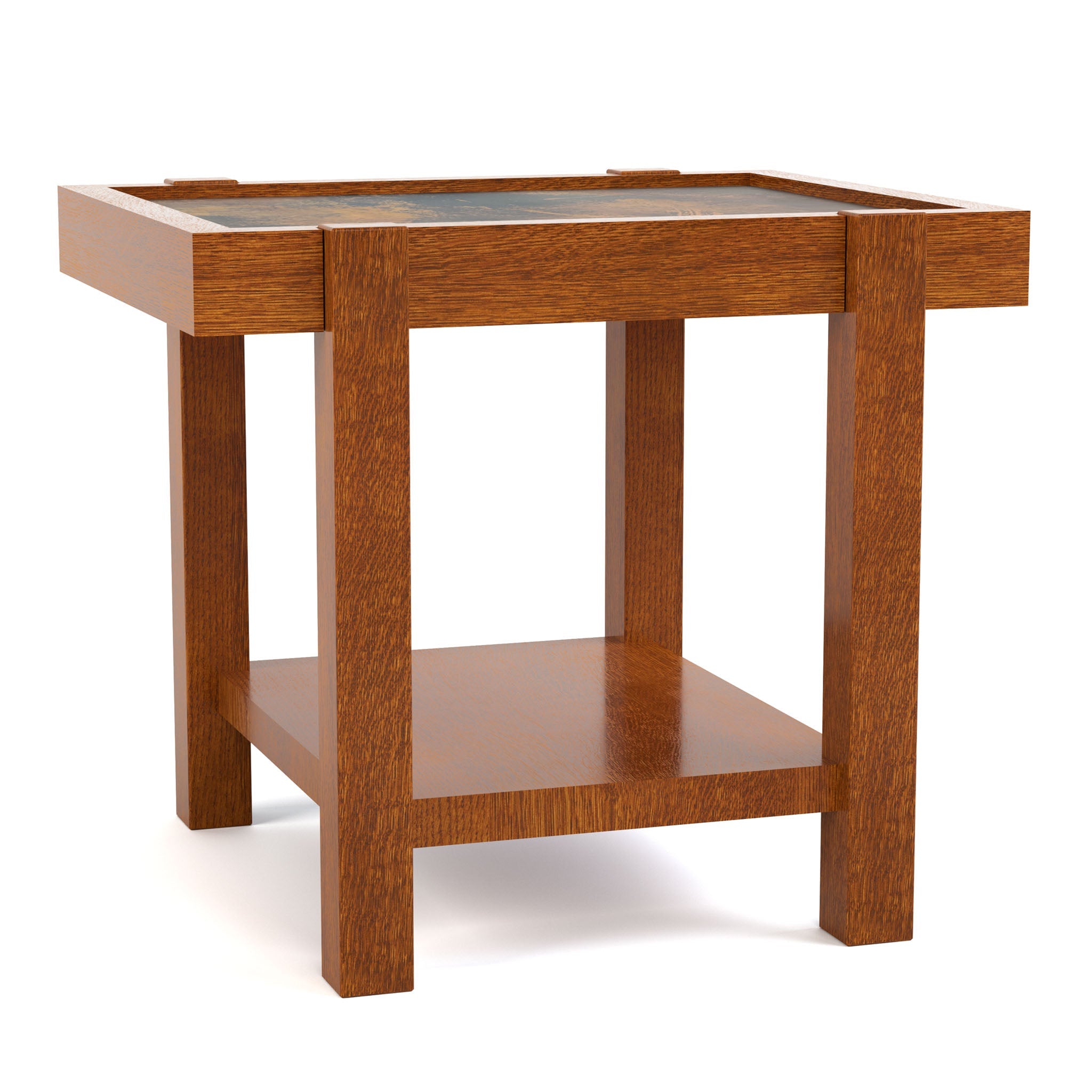 Durant Inset Copper Side Table - 20-6435-054
