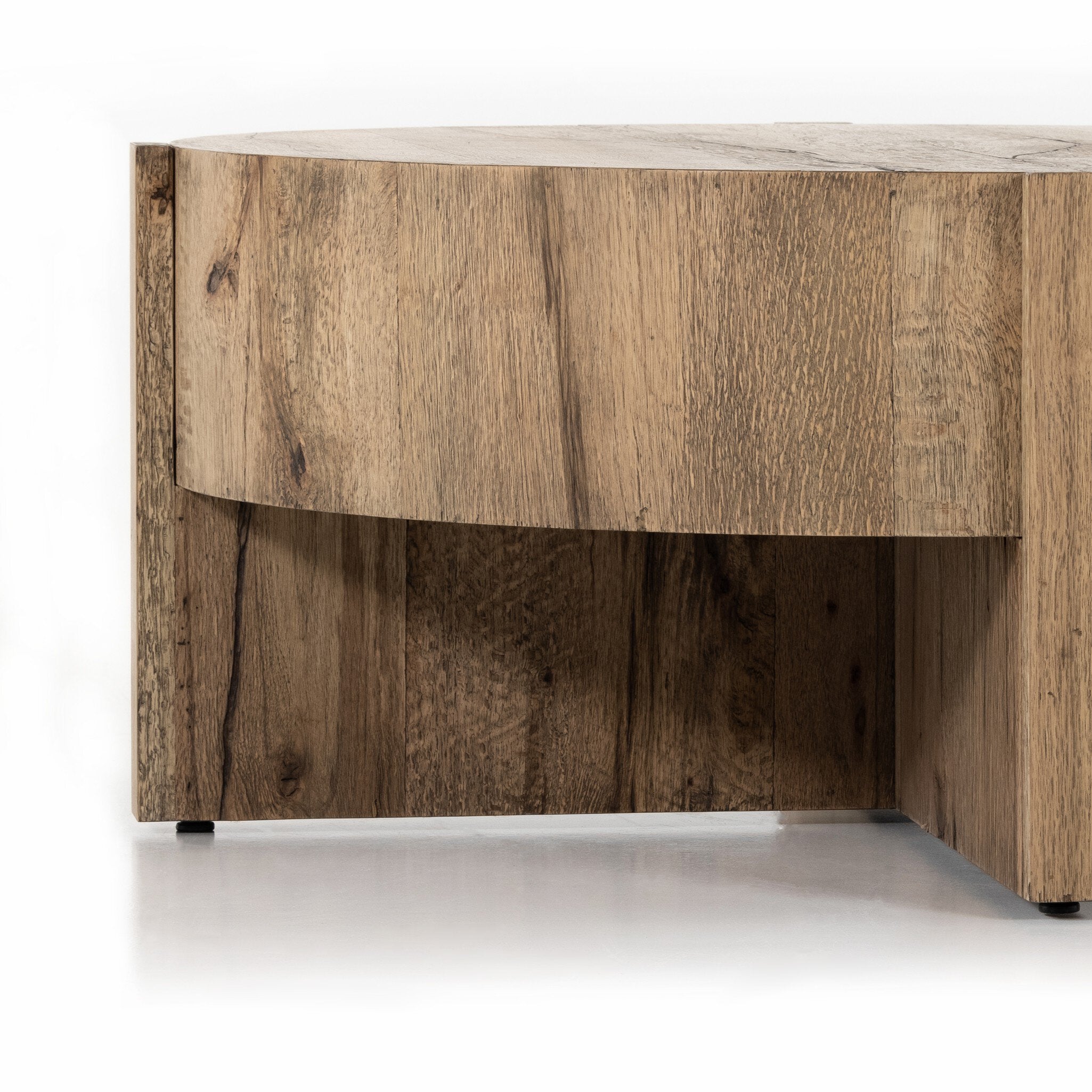 Four Hands Bingham Coffee Table — Rustic Oak Veneer
