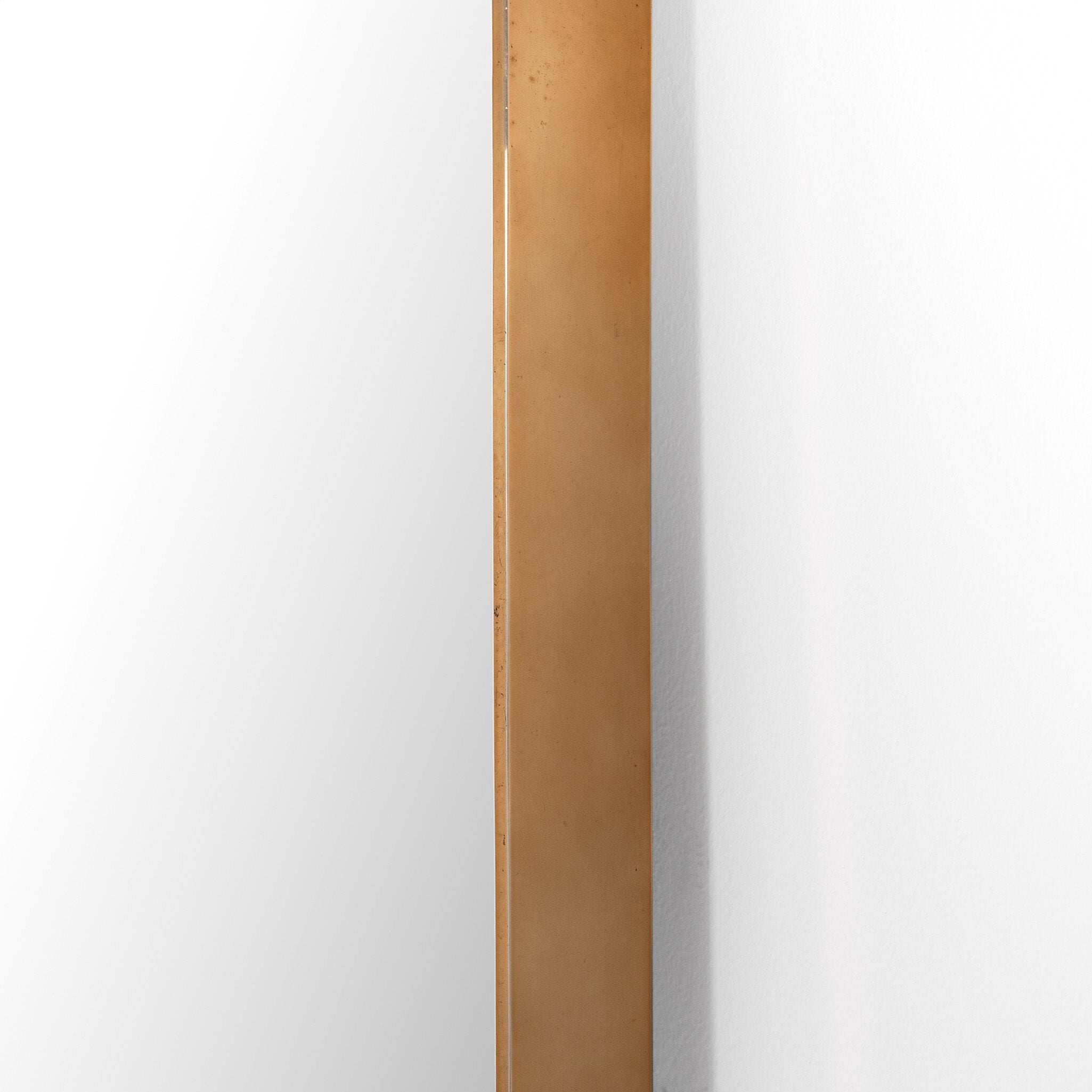 Four Hands Georgina Floor Mirror — Polished Brass-Mirror