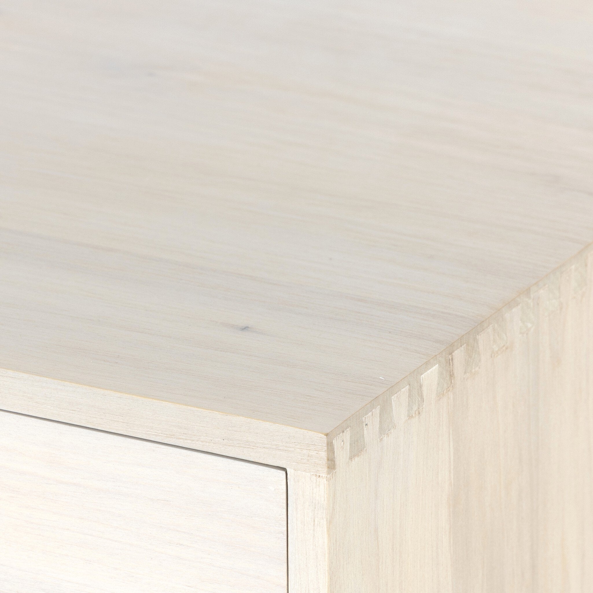 Four Hands Trey Executive Desk — Dove Poplar-Natural Iron-Toffee Leather