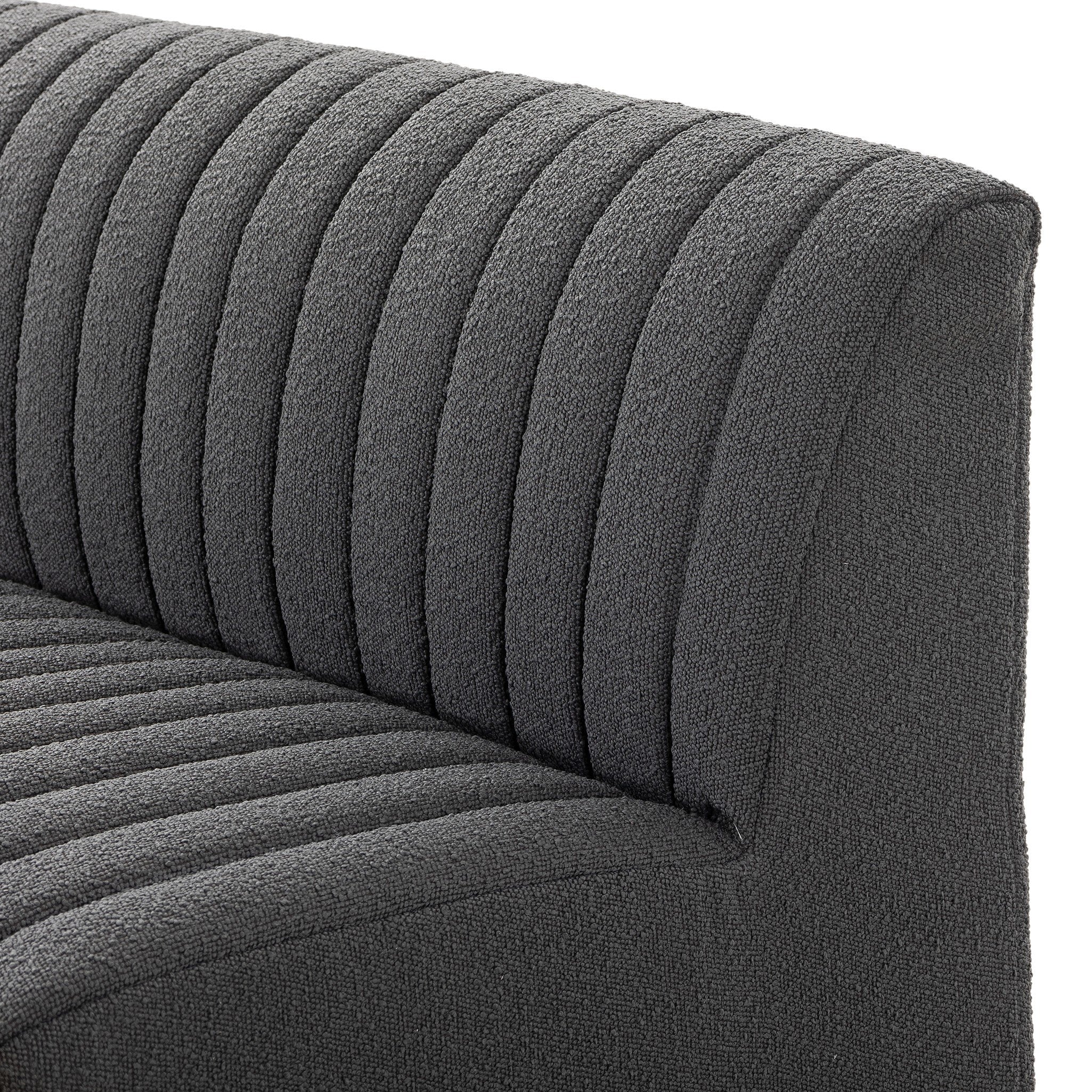 Four Hands Build Your Own: Augustine Dining Banquette — FIQA Boucle Charcoal