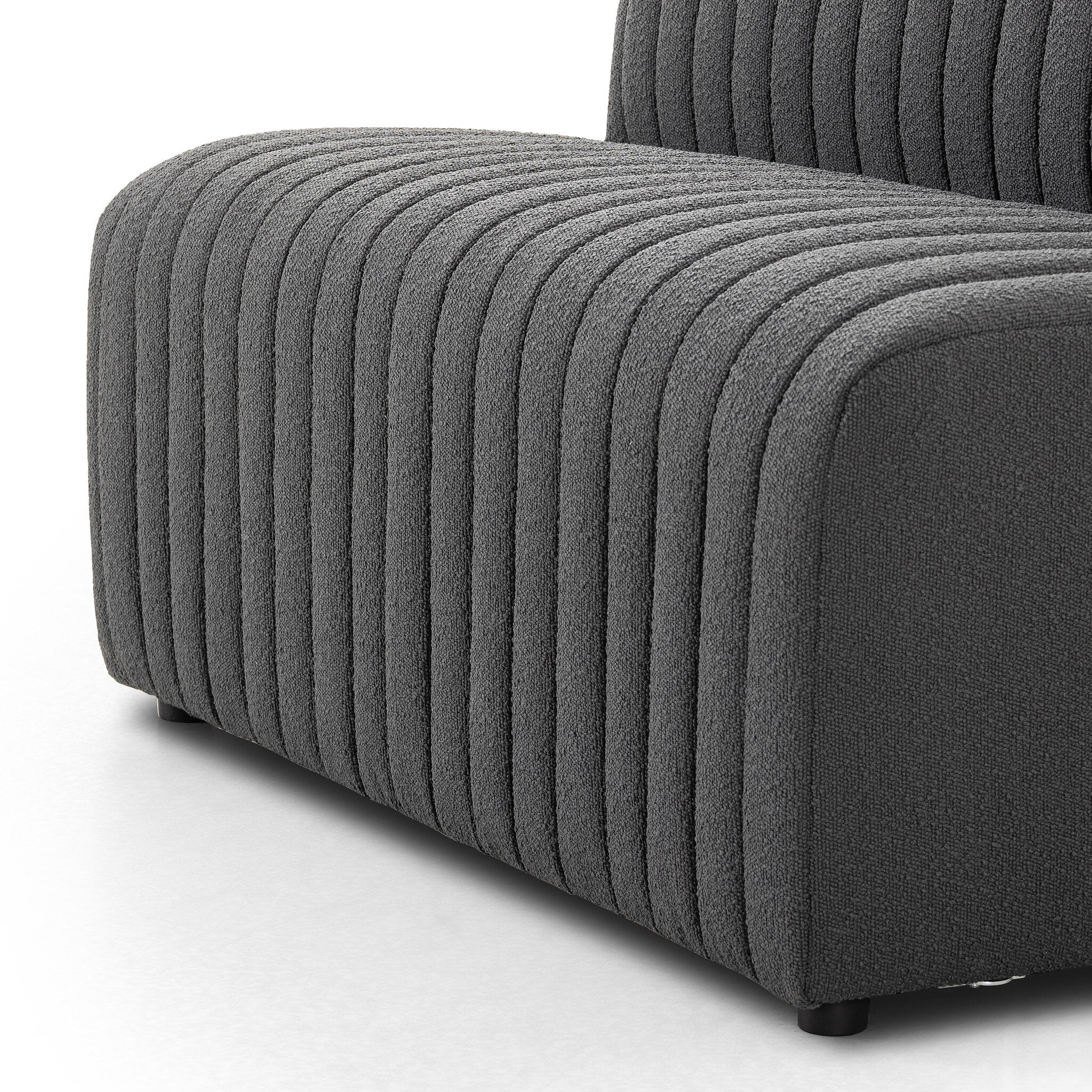 Four Hands Build Your Own: Augustine Dining Banquette — FIQA Boucle Charcoal