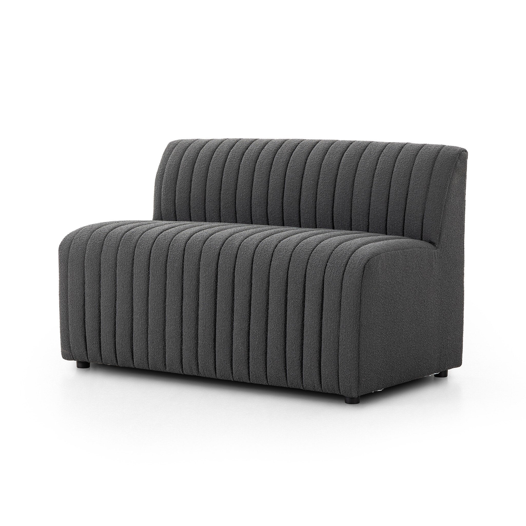 Four Hands Build Your Own: Augustine Dining Banquette — FIQA Boucle Charcoal
