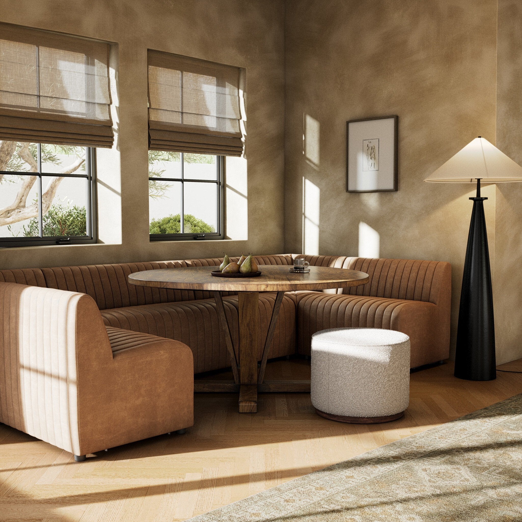 Four Hands Build Your Own: Augustine Dining Banquette — Palermo Drift