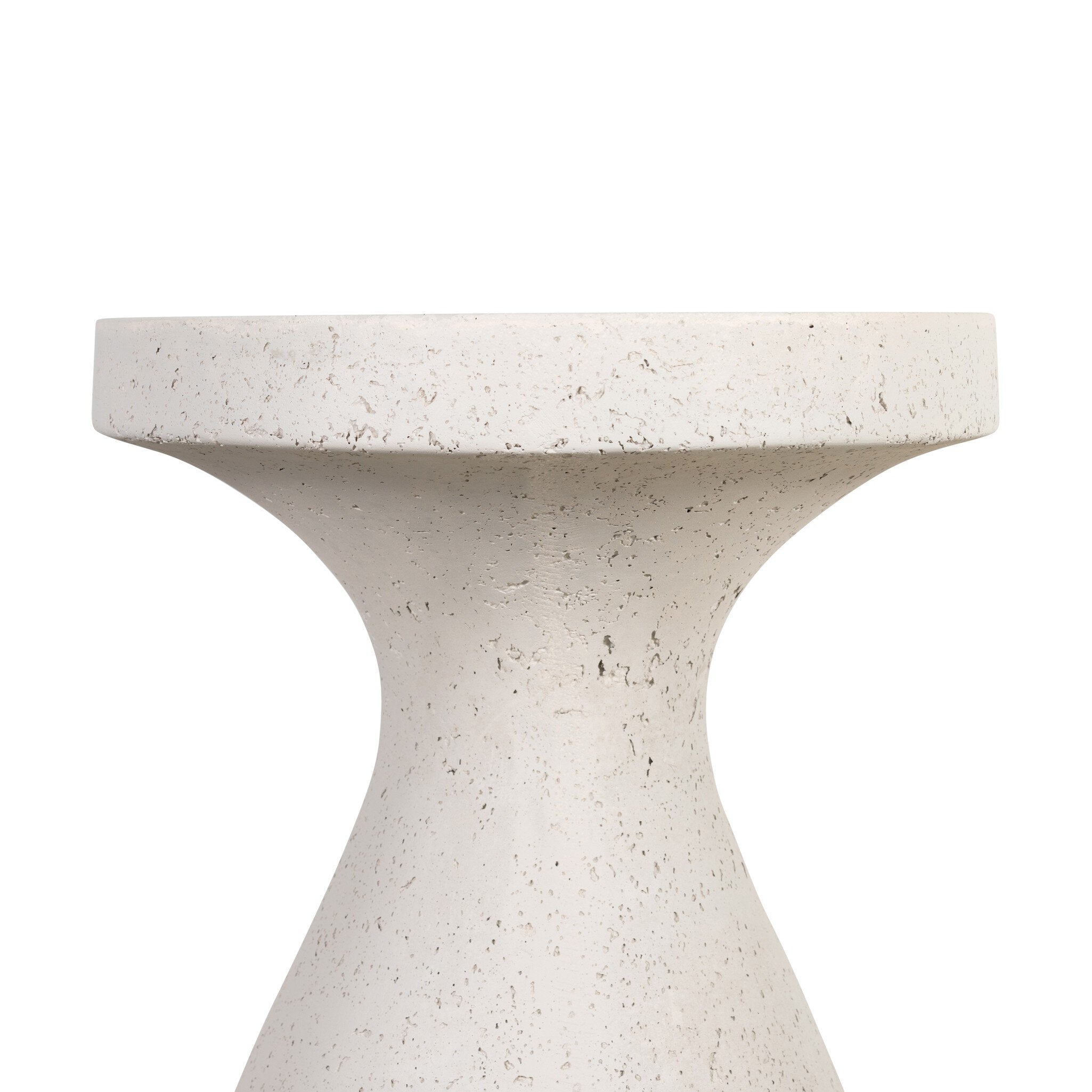 Four Hands Koda Outdoor End Table — Textured Grey