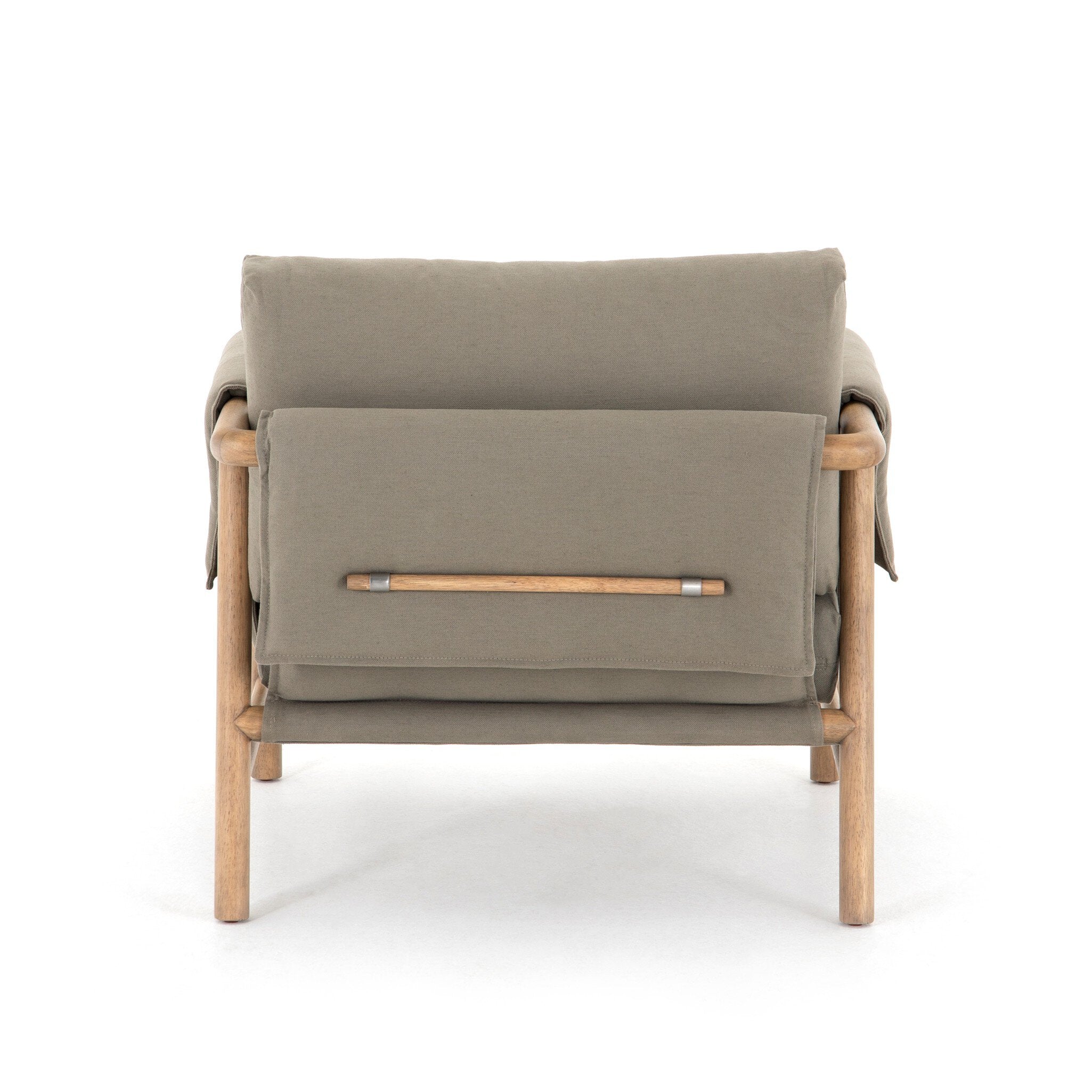 Four Hands Harrison Chair — Villa Olive-Burnished Parawood-Brushed Silver