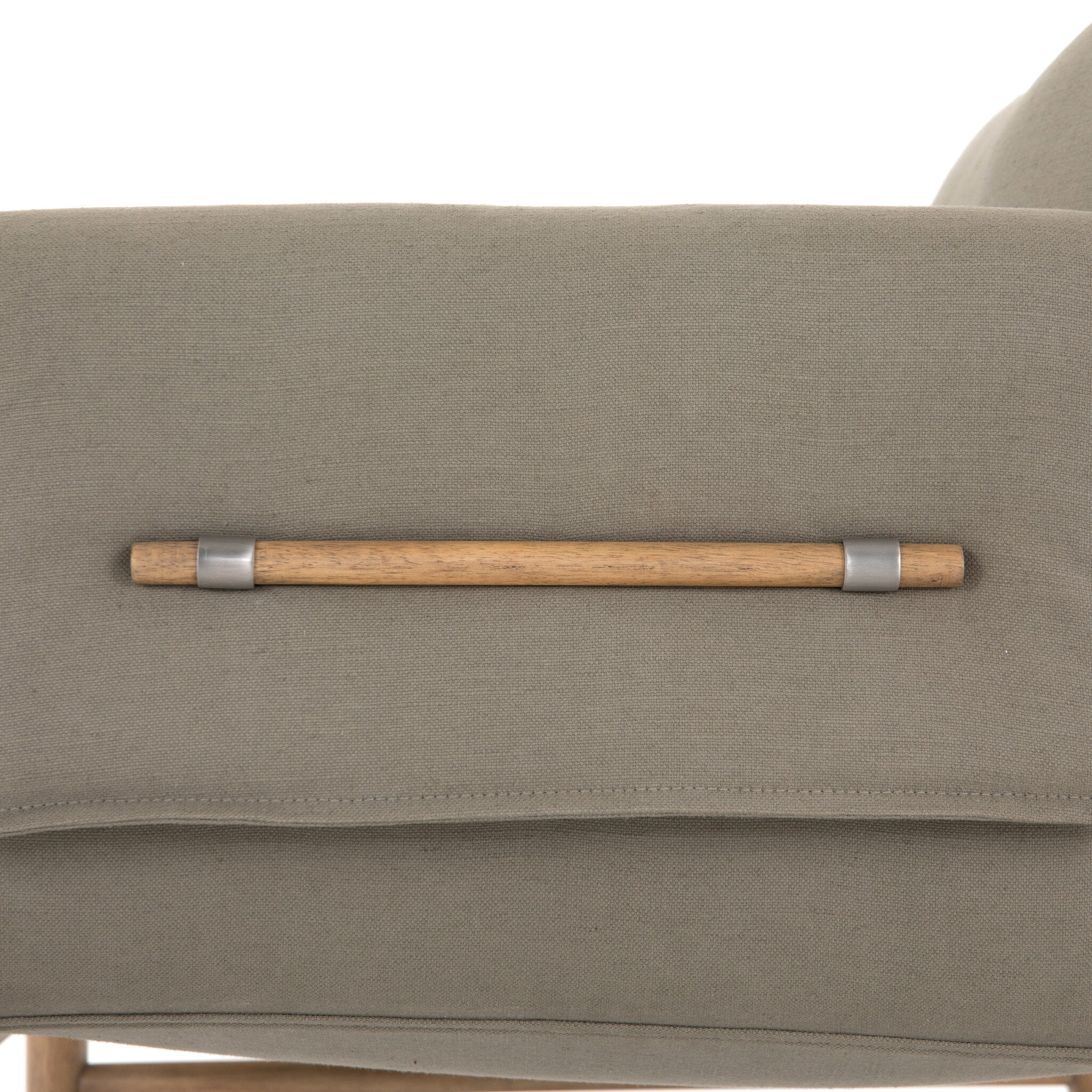 Four Hands Harrison Chair — Villa Olive-Burnished Parawood-Brushed Silver