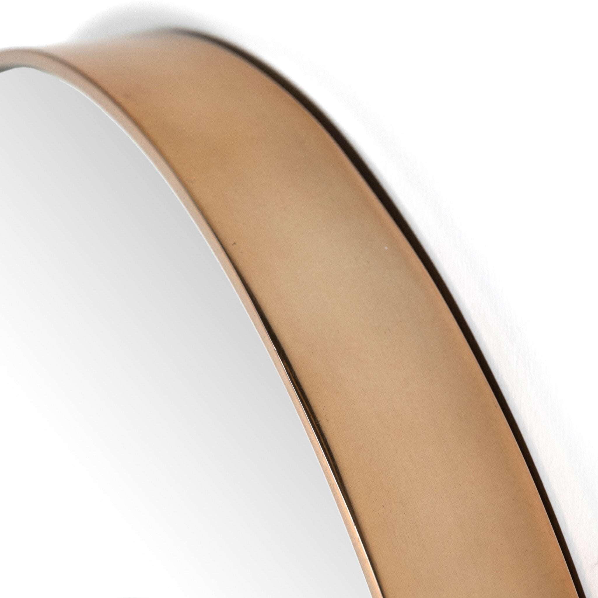 Four Hands Georgina Small Mirror — Polished Brass-Mirror