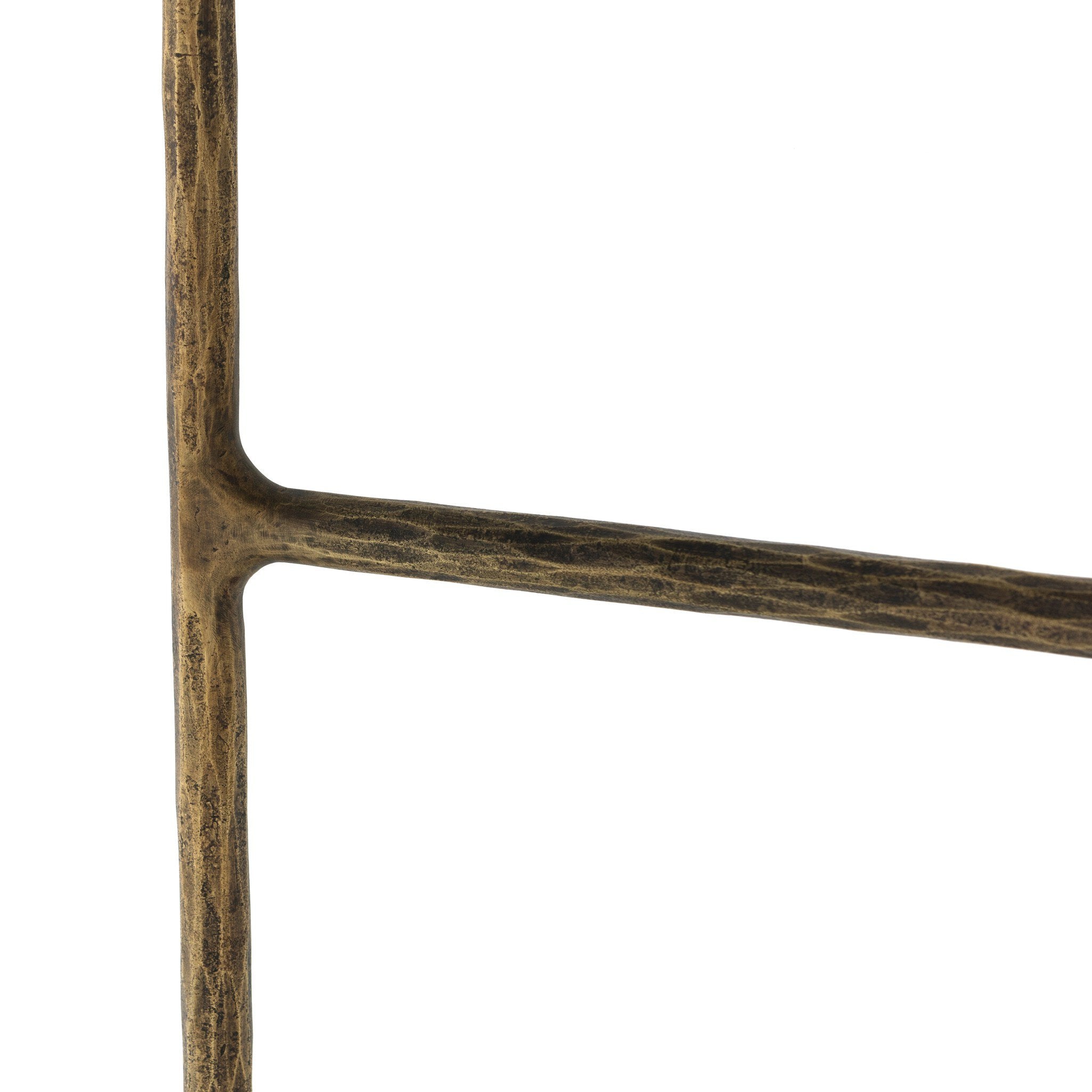 Four Hands Boothe Ladder — Hammered Aged Brass