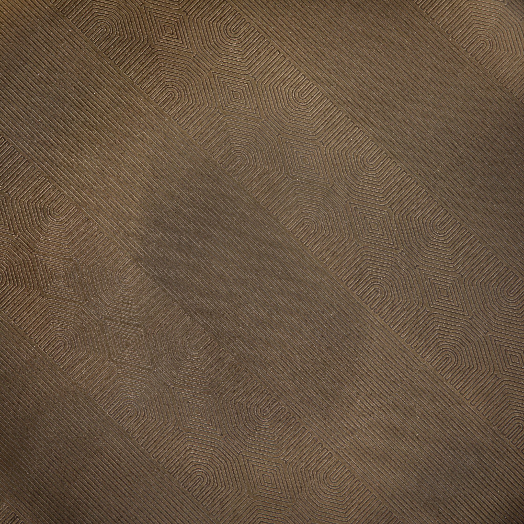 Four Hands Etched Tray — Etched Brass