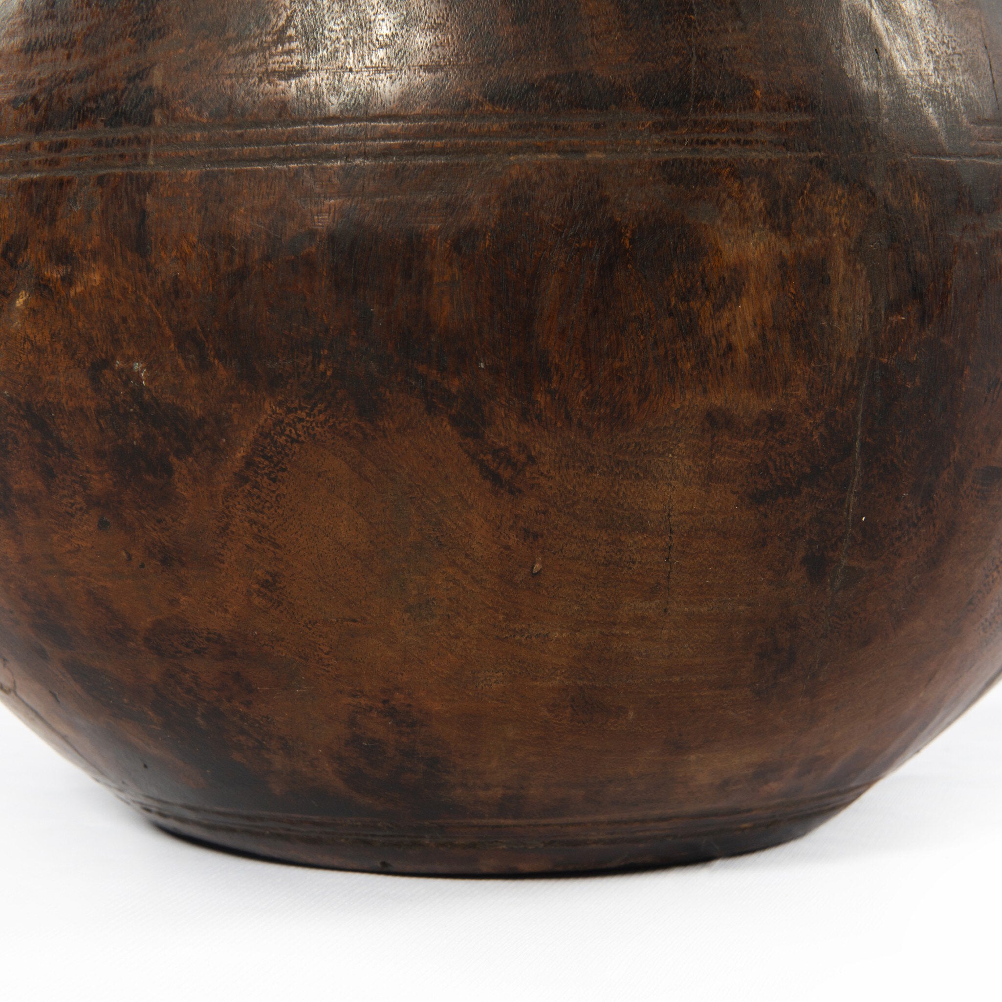 Four Hands Found Wooden Jar — Reclaimed Natural