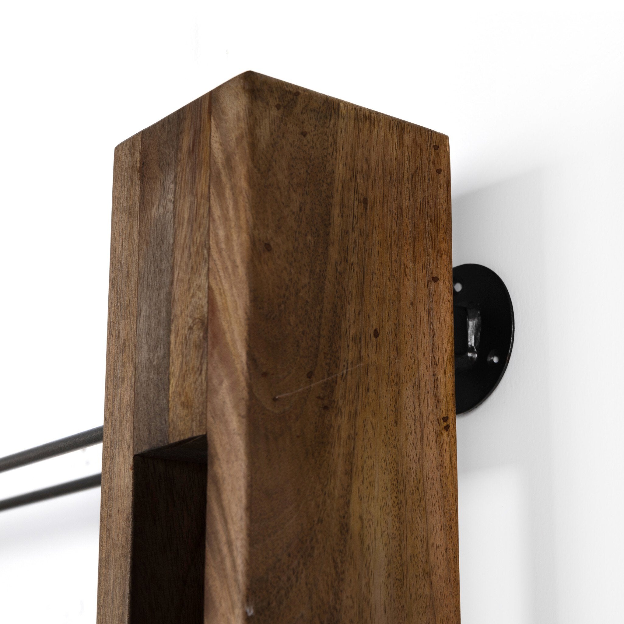 Four Hands Ortega Wine Rack — Smoked Mango-Gunmetal