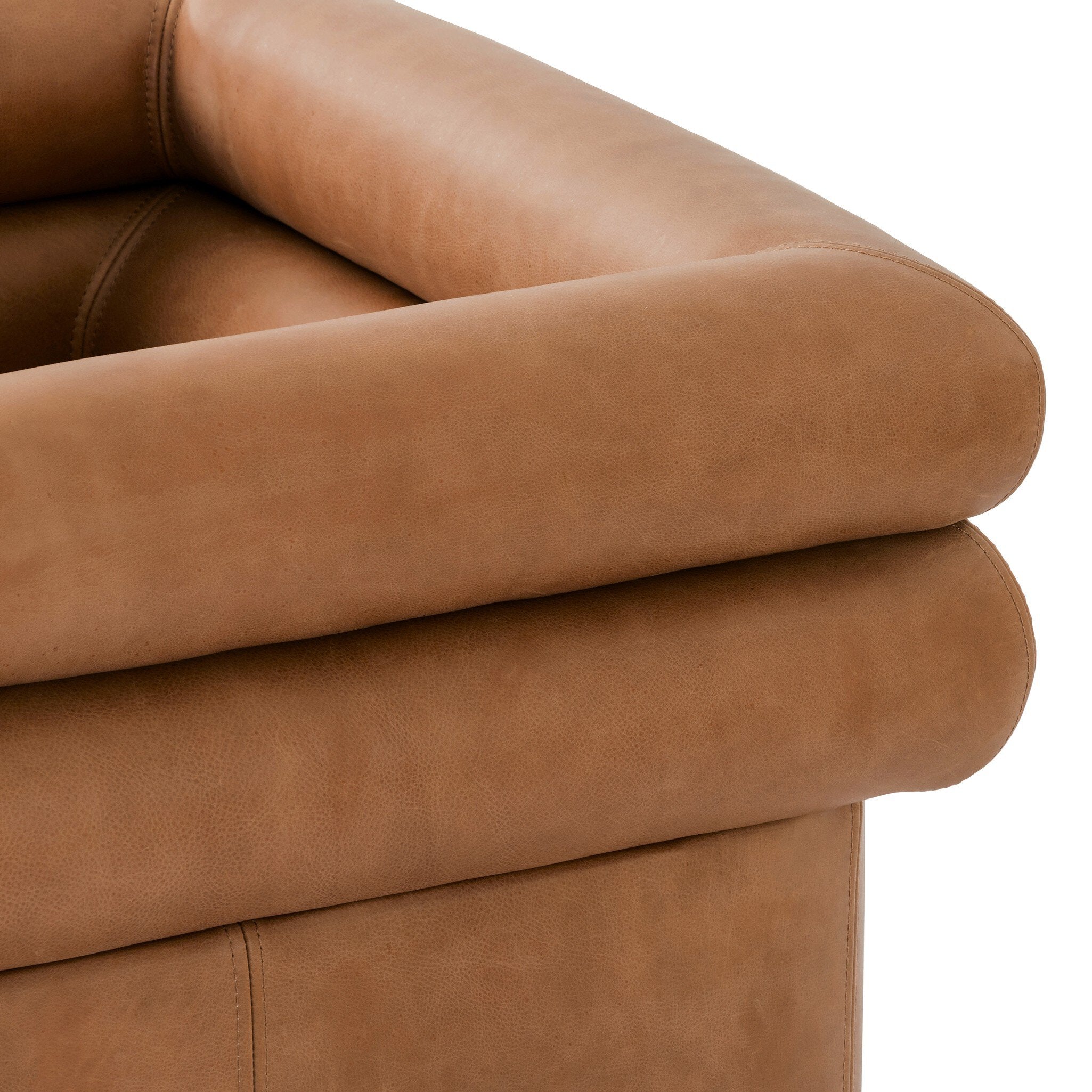 Four Hands Evie Swivel Chair — Palermo Cognac