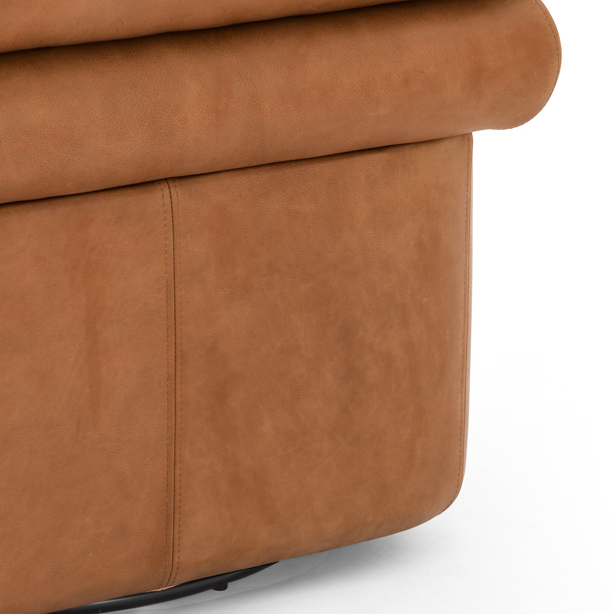Four Hands Evie Swivel Chair — Palermo Cognac