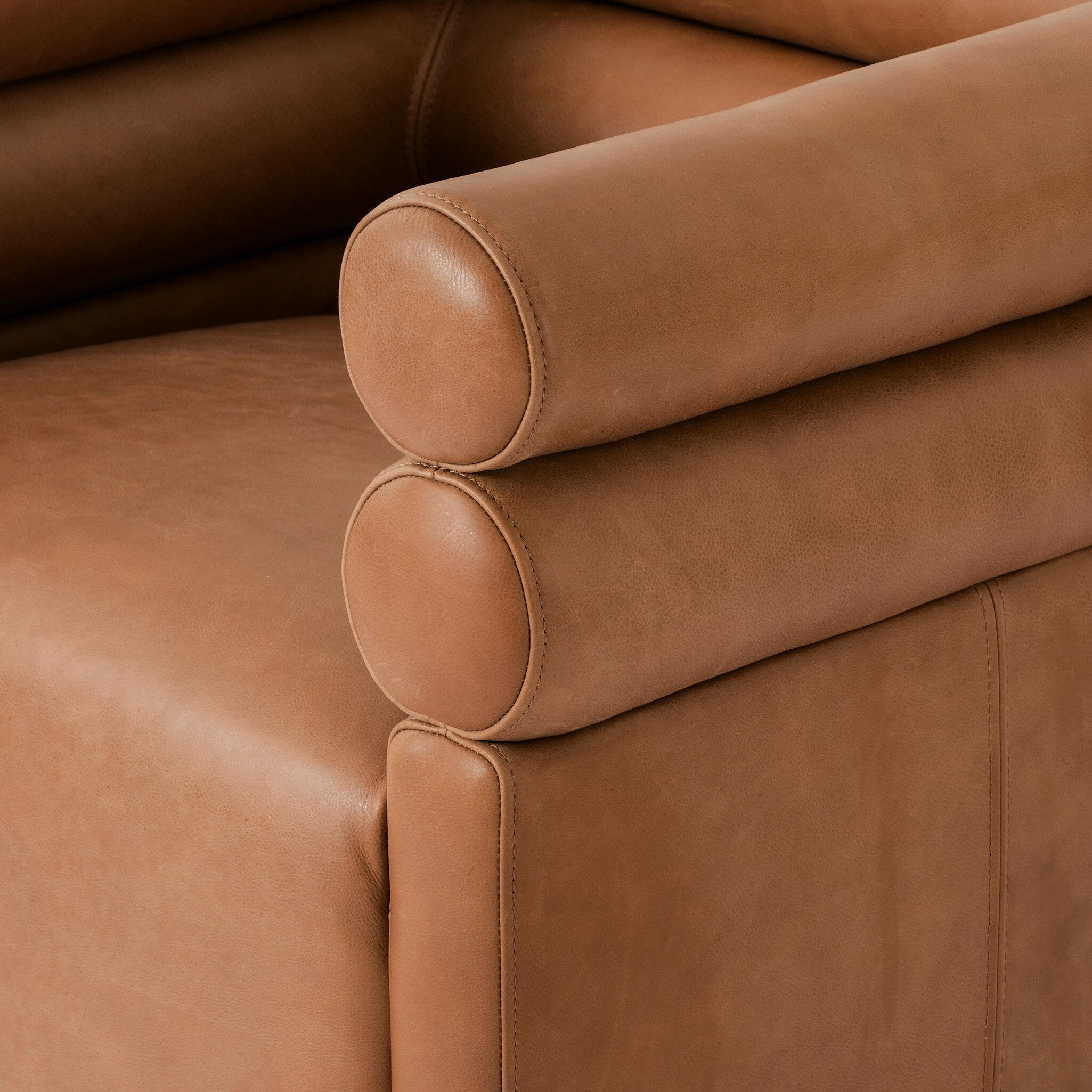 Four Hands Evie Swivel Chair — Palermo Cognac