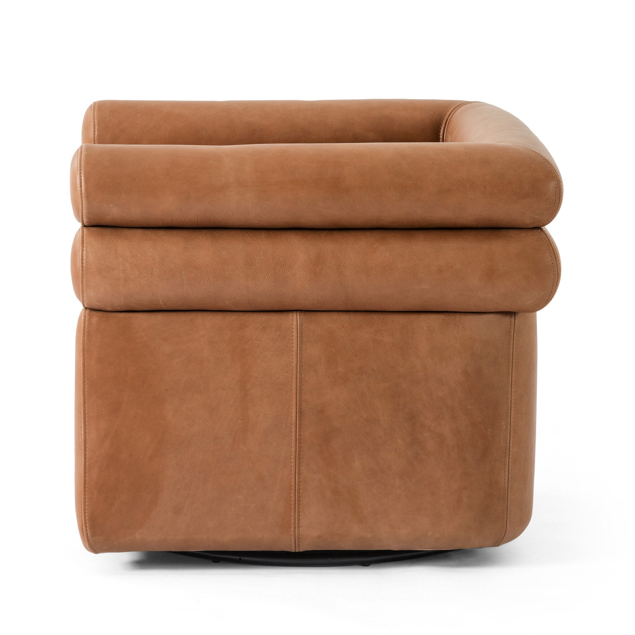 Four Hands Evie Swivel Chair — Palermo Cognac