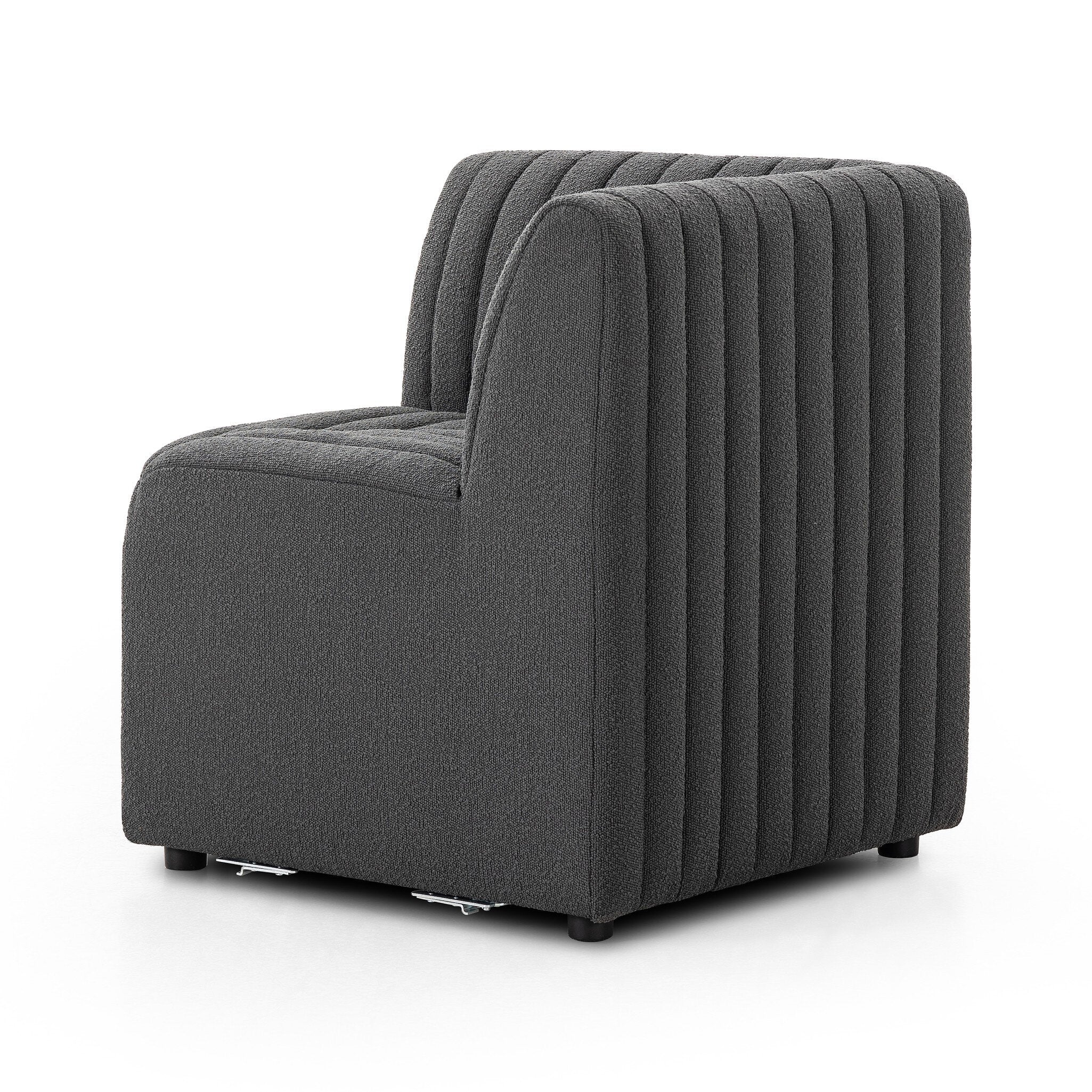 Four Hands Build Your Own: Augustine Dining Banquette — FIQA Boucle Charcoal