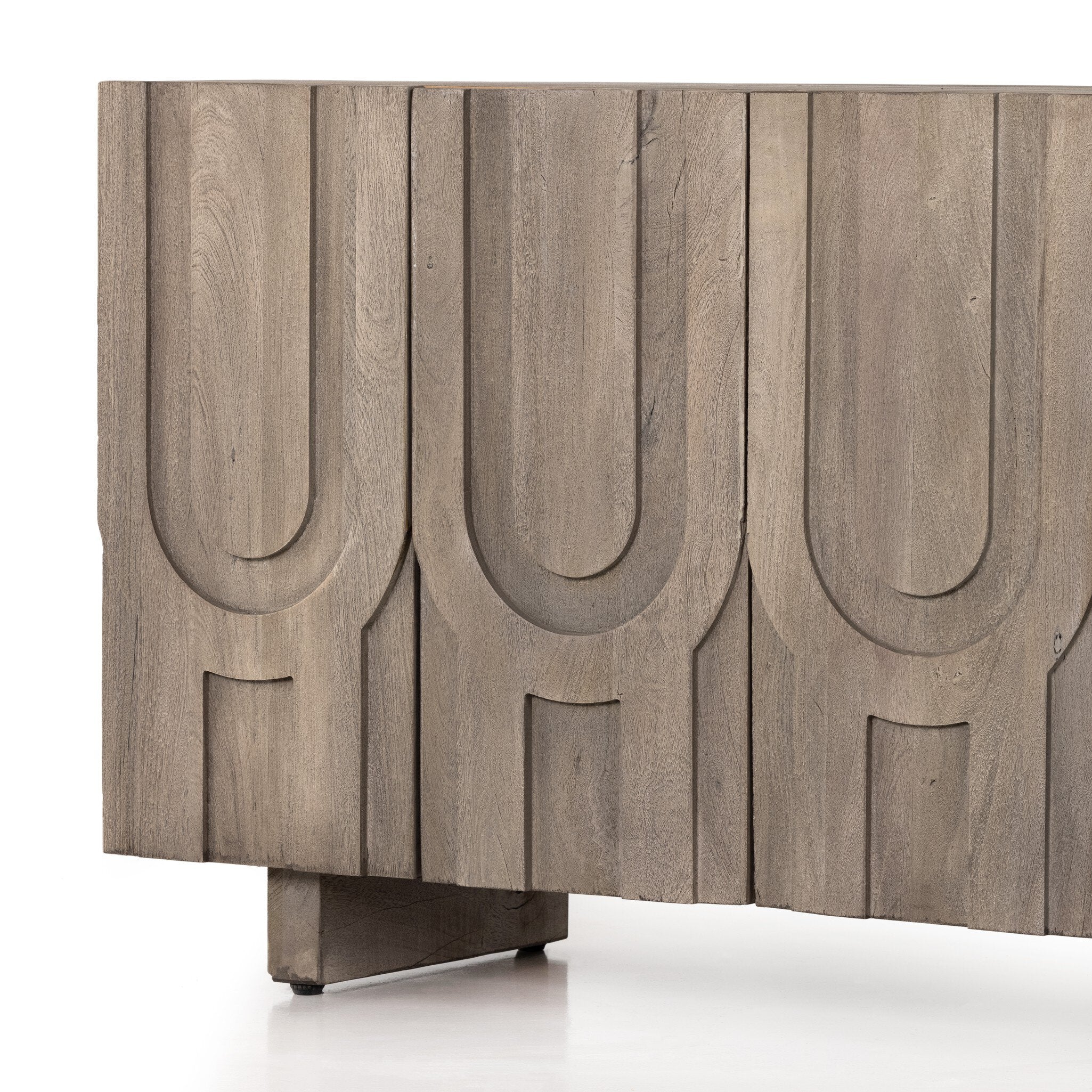 Four Hands Rivka Media Console — Aged Grey