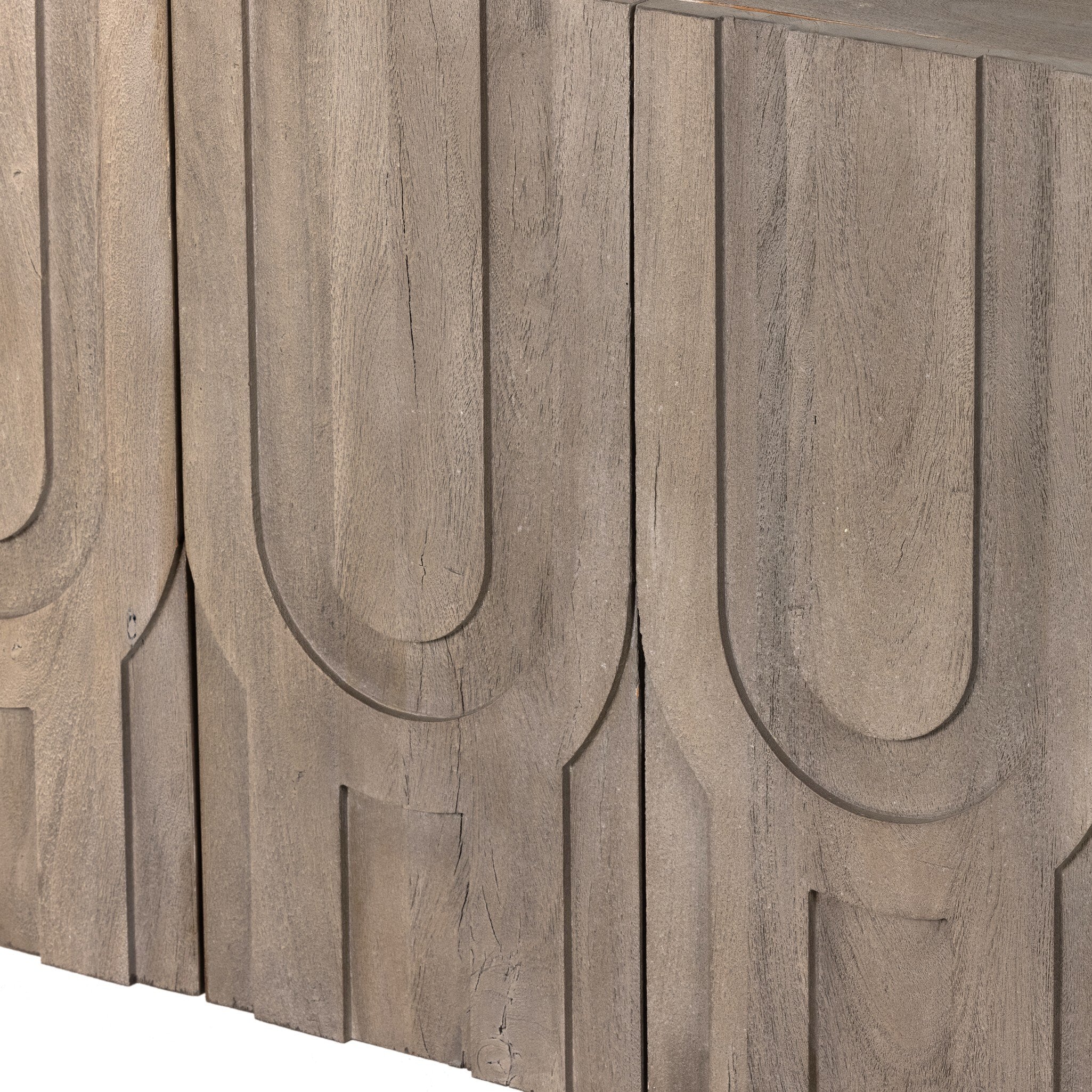 Four Hands Rivka Media Console — Aged Grey