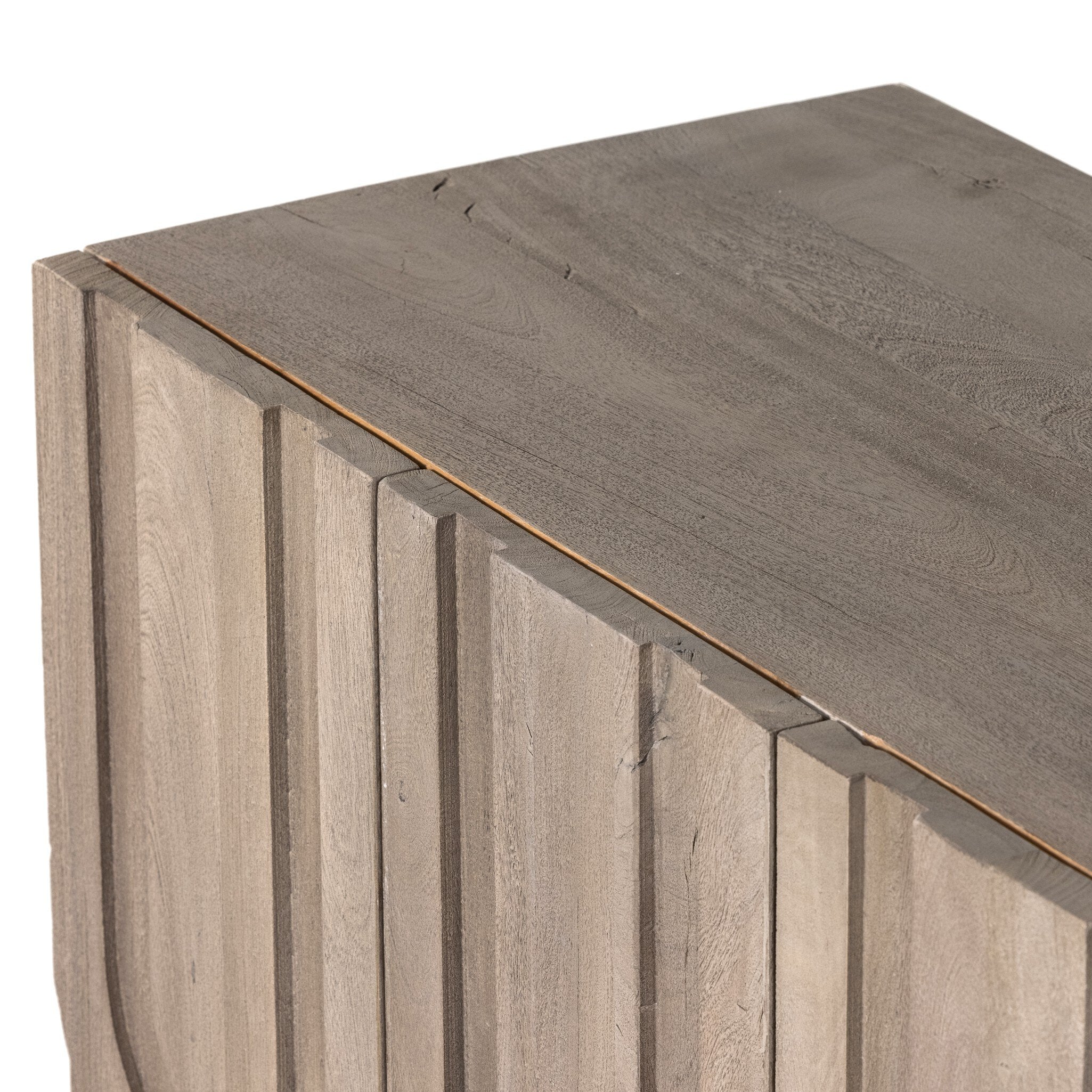 Four Hands Rivka Media Console — Aged Grey