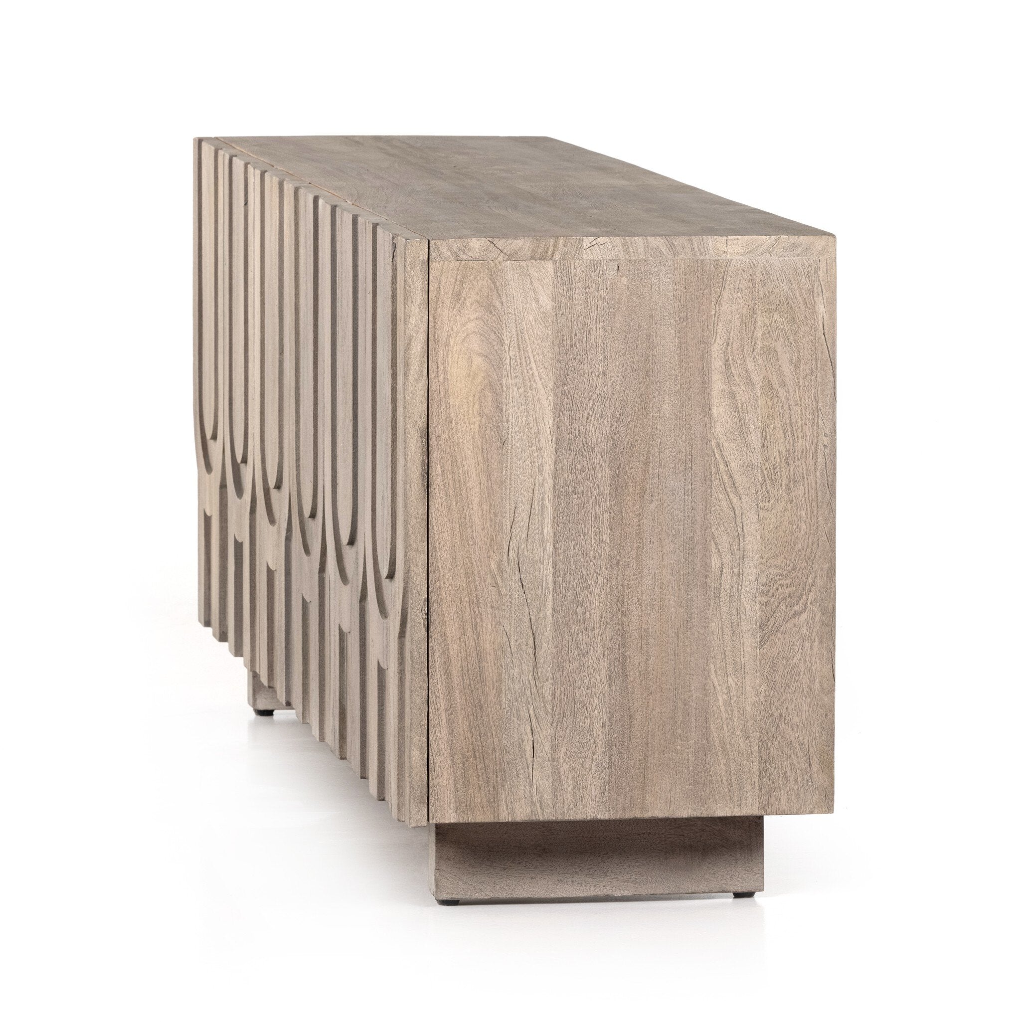 Four Hands Rivka Media Console — Aged Grey