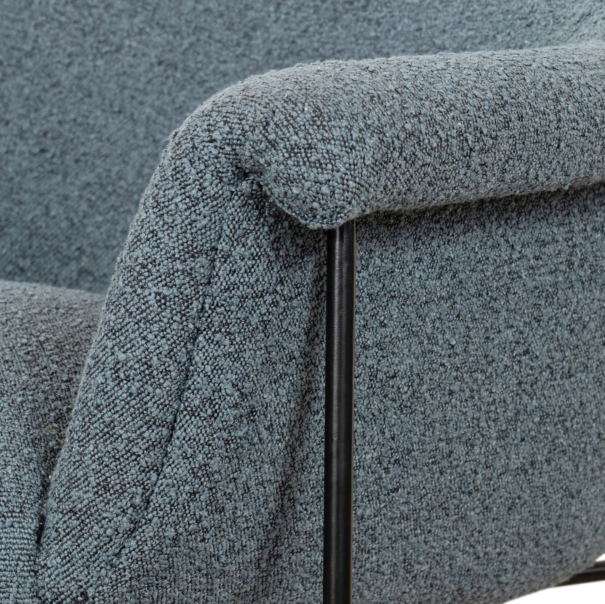 Four Hands Suerte Chair — Knoll Sky-Matte Ebony
