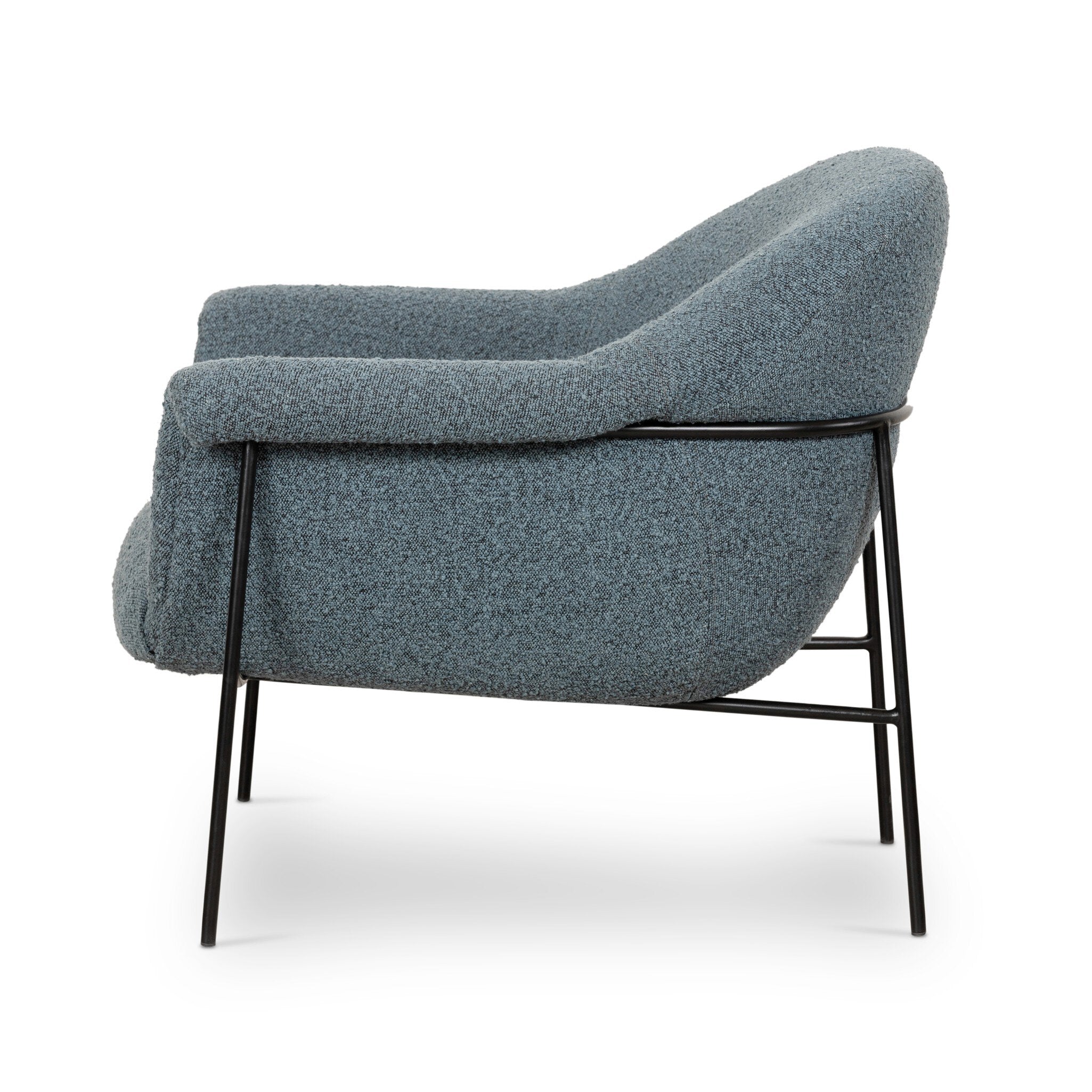 Four Hands Suerte Chair — Knoll Sky-Matte Ebony