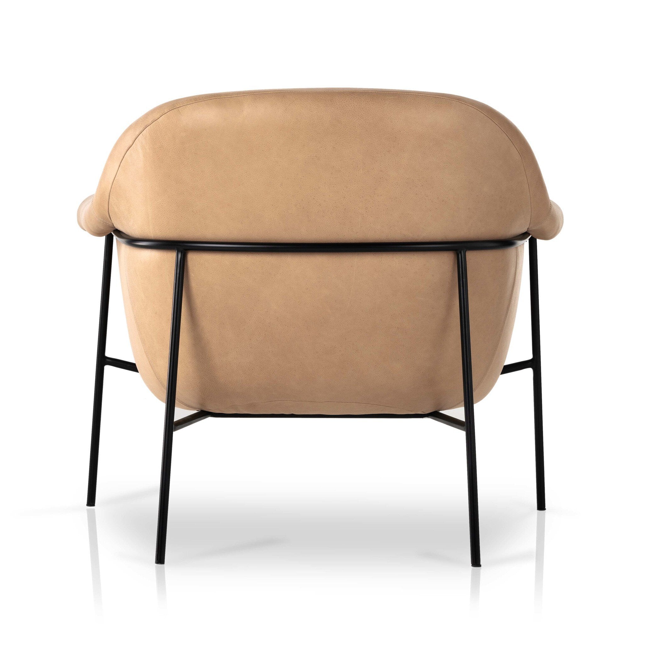 Four Hands Suerte Chair — Palermo Nude-Matte Ebony