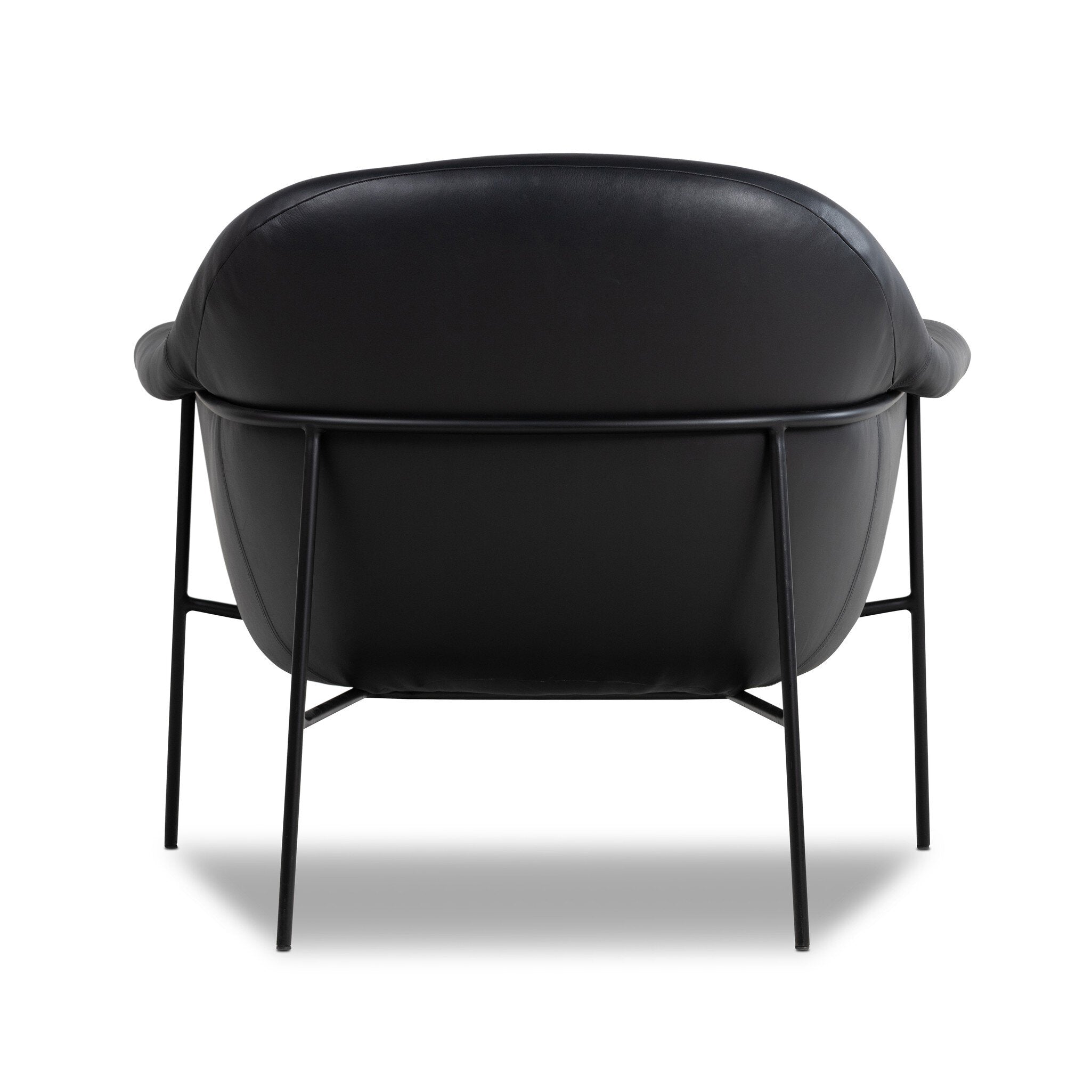 Four Hands Suerte Chair — Carson Black-Matte Ebony