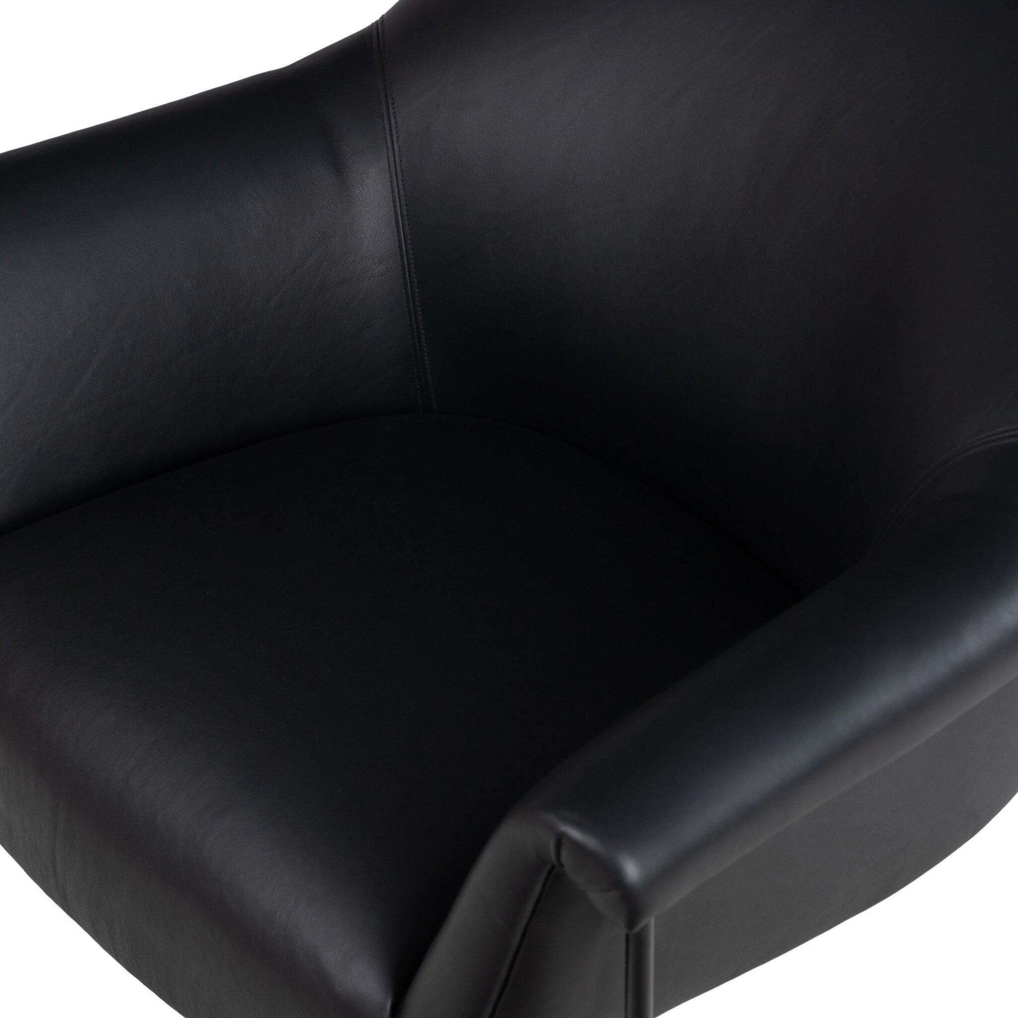 Four Hands Suerte Chair — Carson Black-Matte Ebony