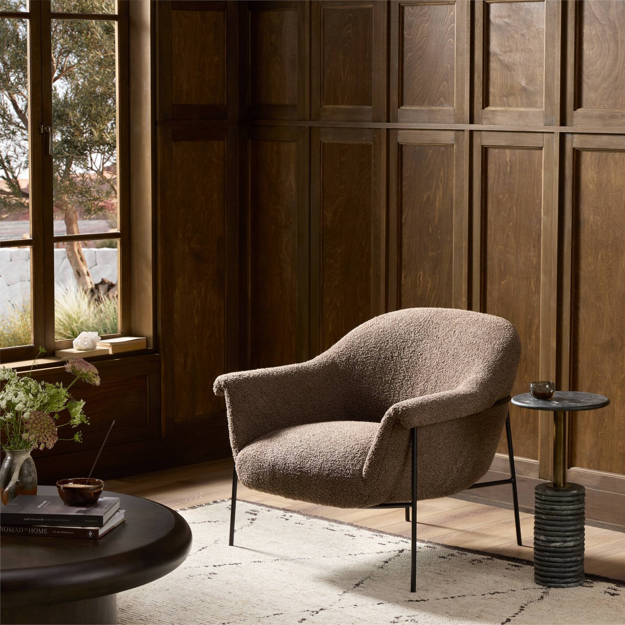 Four Hands Suerte Chair — Sheldon Java-Matte Ebony