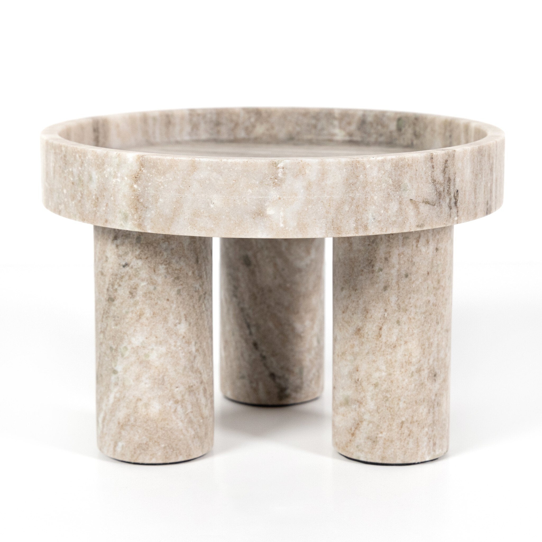 Four Hands Kanto Bowls, Set Of 2 — Black Marble-Antique White Marble