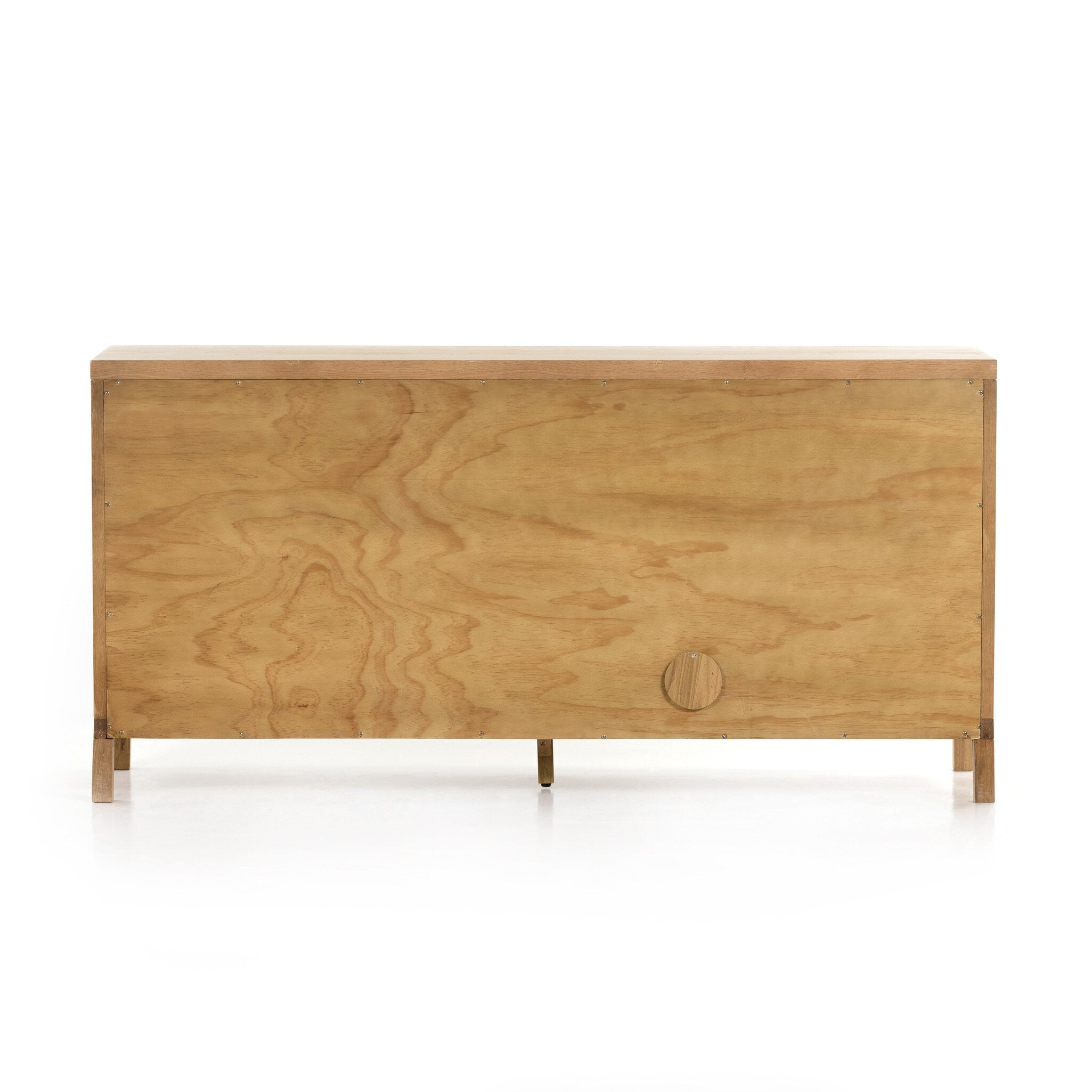 Four Hands Allegra Sideboard — Honey Oak Veneer-Honey Oak-Light Natural Cane