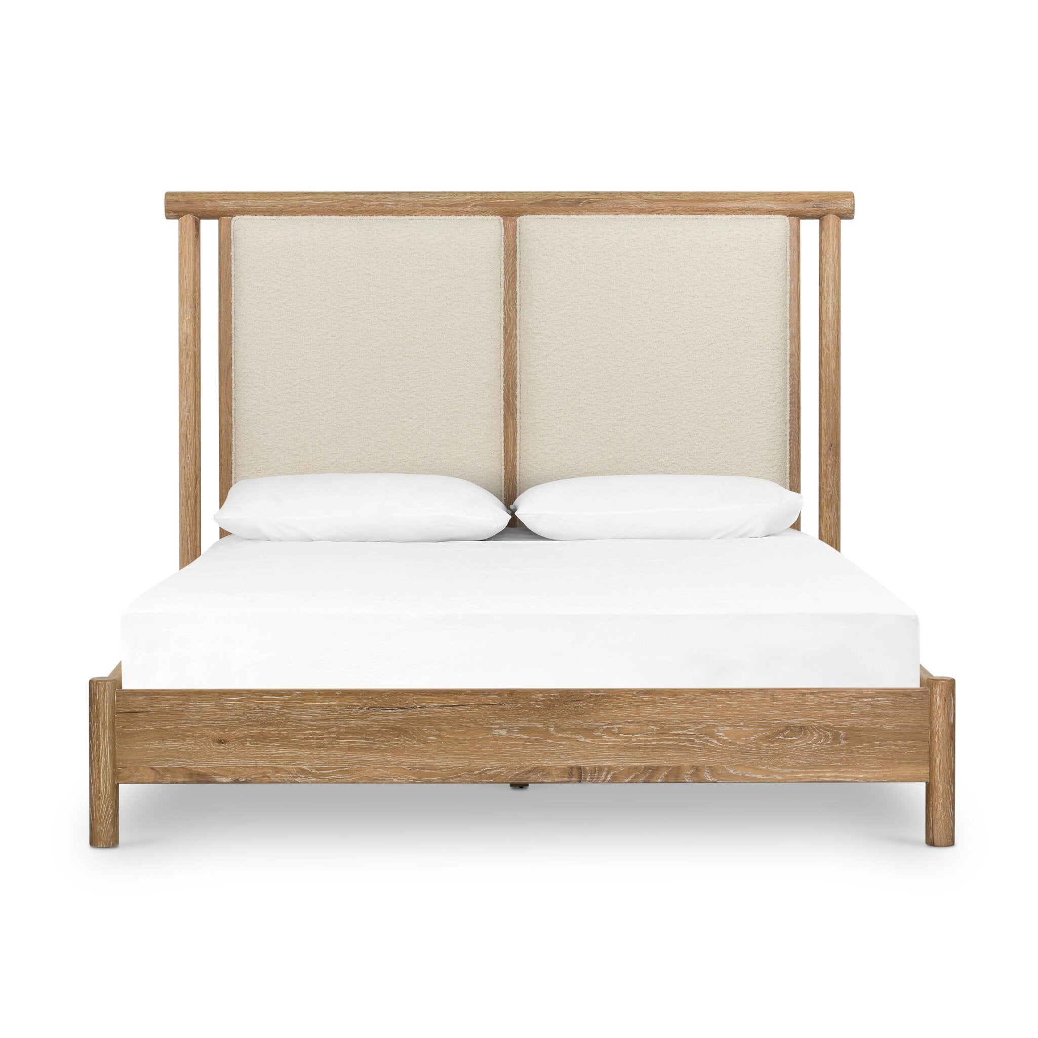 Four Hands Montana Bed — Altro Snow-Whitewashed Oak-Queen