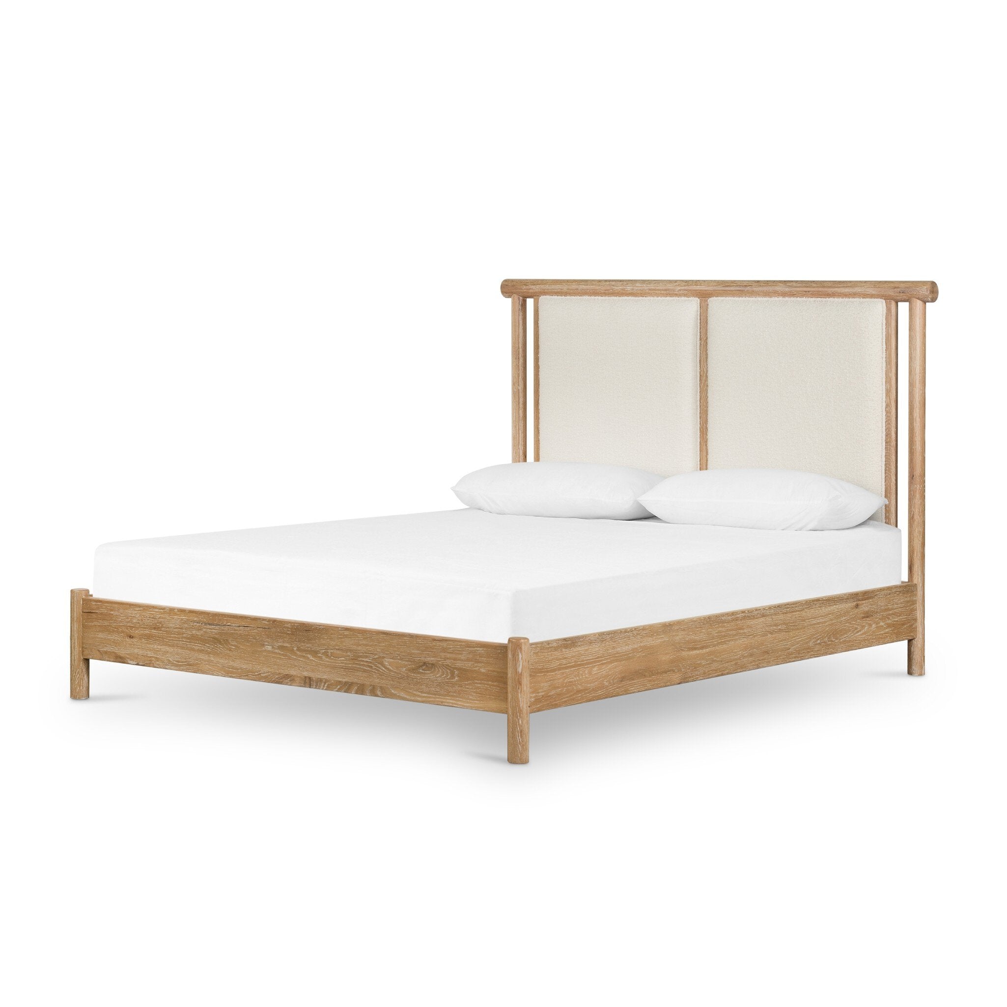 Four Hands Montana Bed — Altro Snow-Whitewashed Oak-King