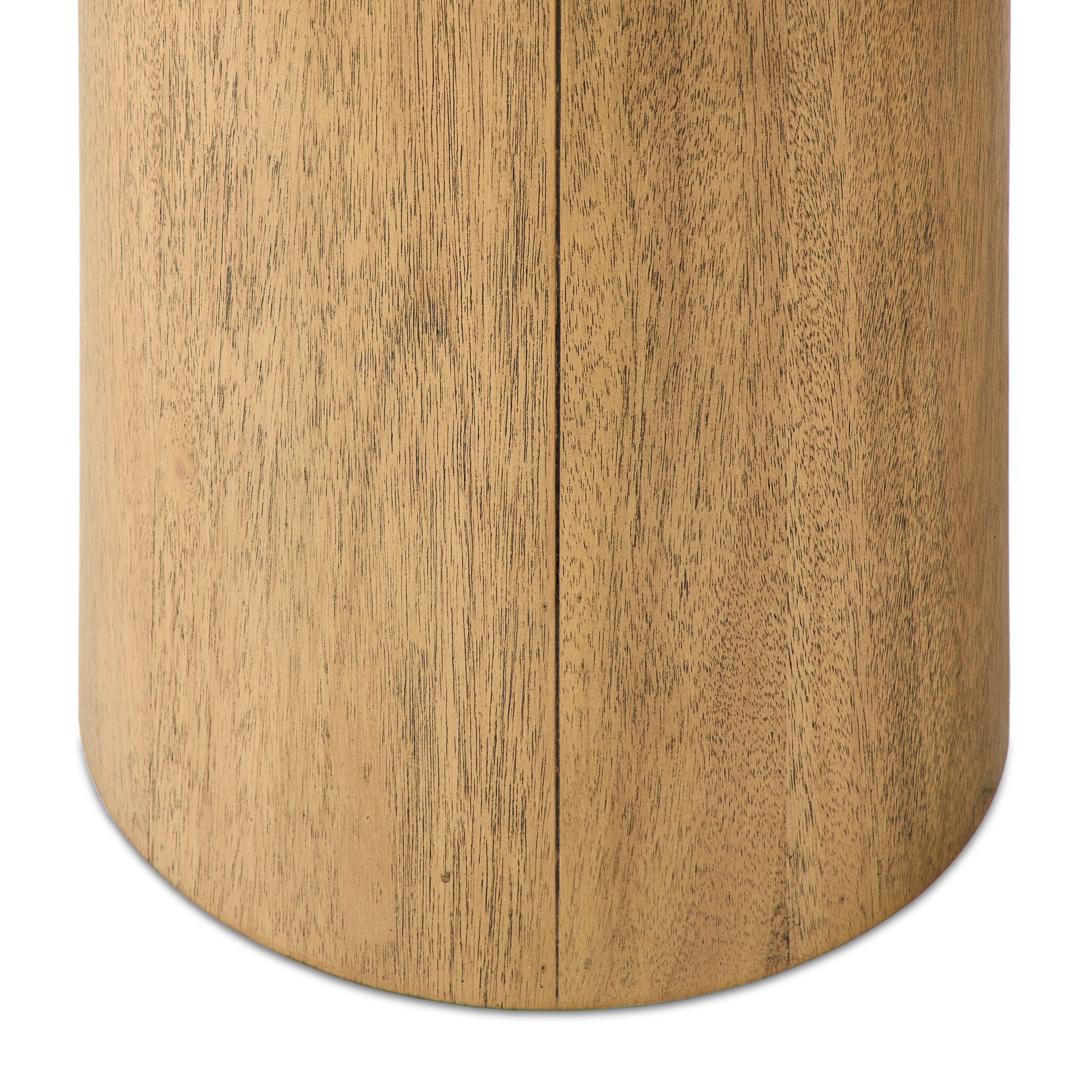 Four Hands Zach End Table — Burnished Parawood