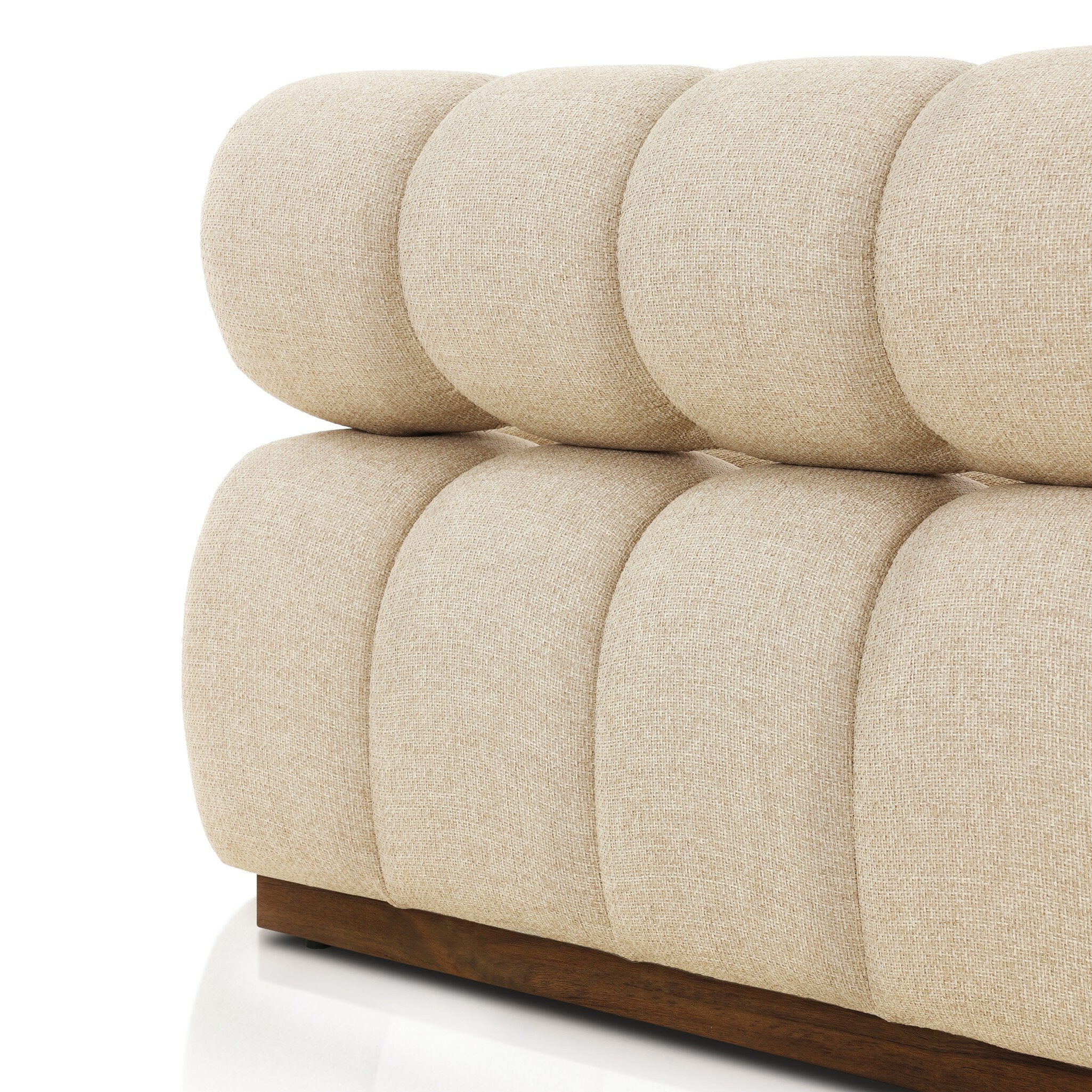 Four Hands Build Your Own: Roma Outdoor Sectional — Hayes Cream-Stained Toasted Brown