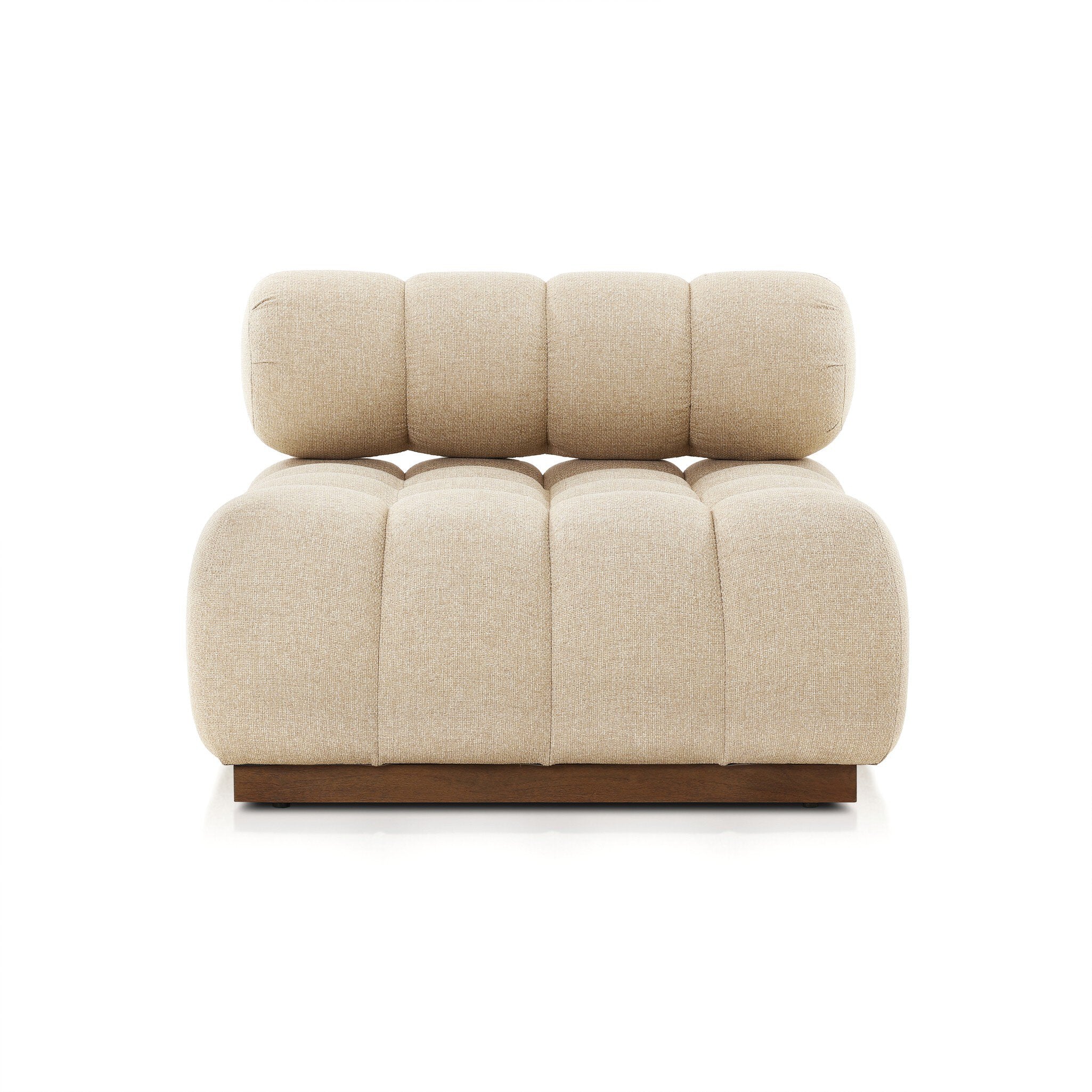 Four Hands Build Your Own: Roma Outdoor Sectional — Hayes Cream-Stained Toasted Brown