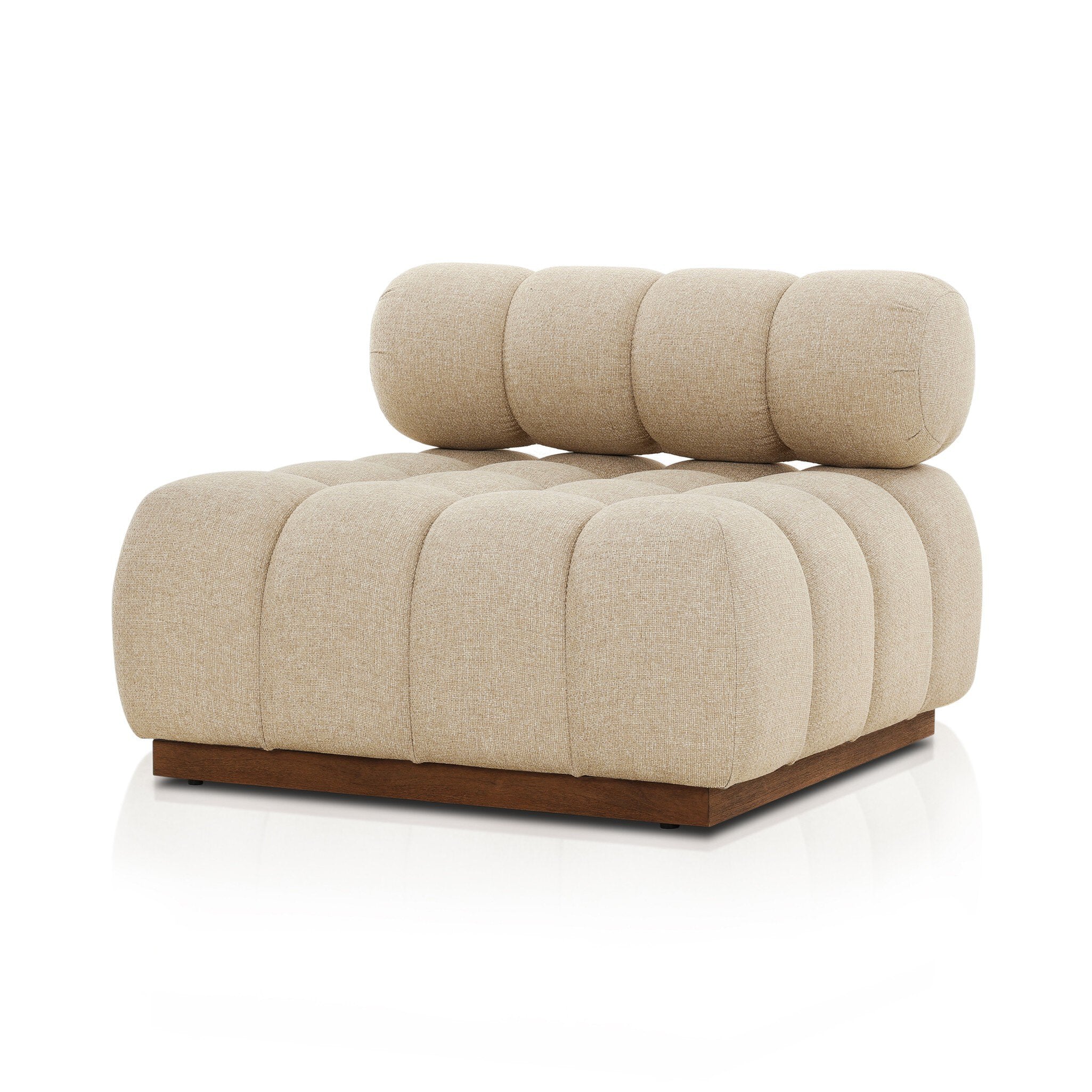 Four Hands Build Your Own: Roma Outdoor Sectional — Hayes Cream-Stained Toasted Brown