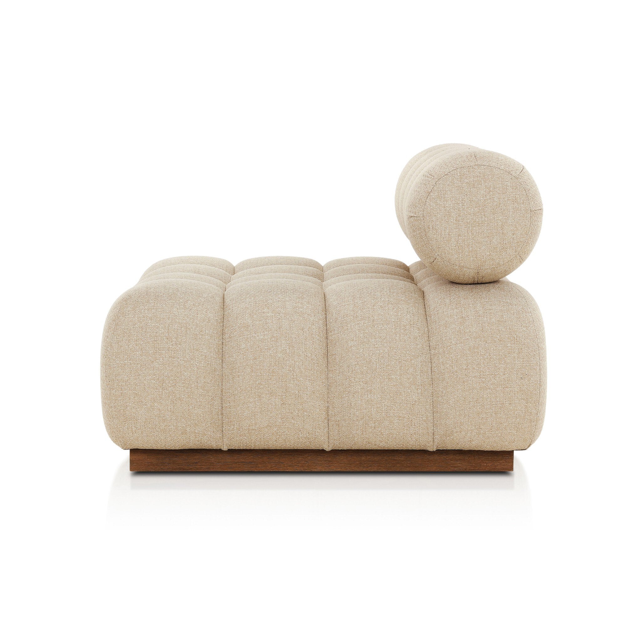 Four Hands Build Your Own: Roma Outdoor Sectional — Hayes Cream-Stained Toasted Brown