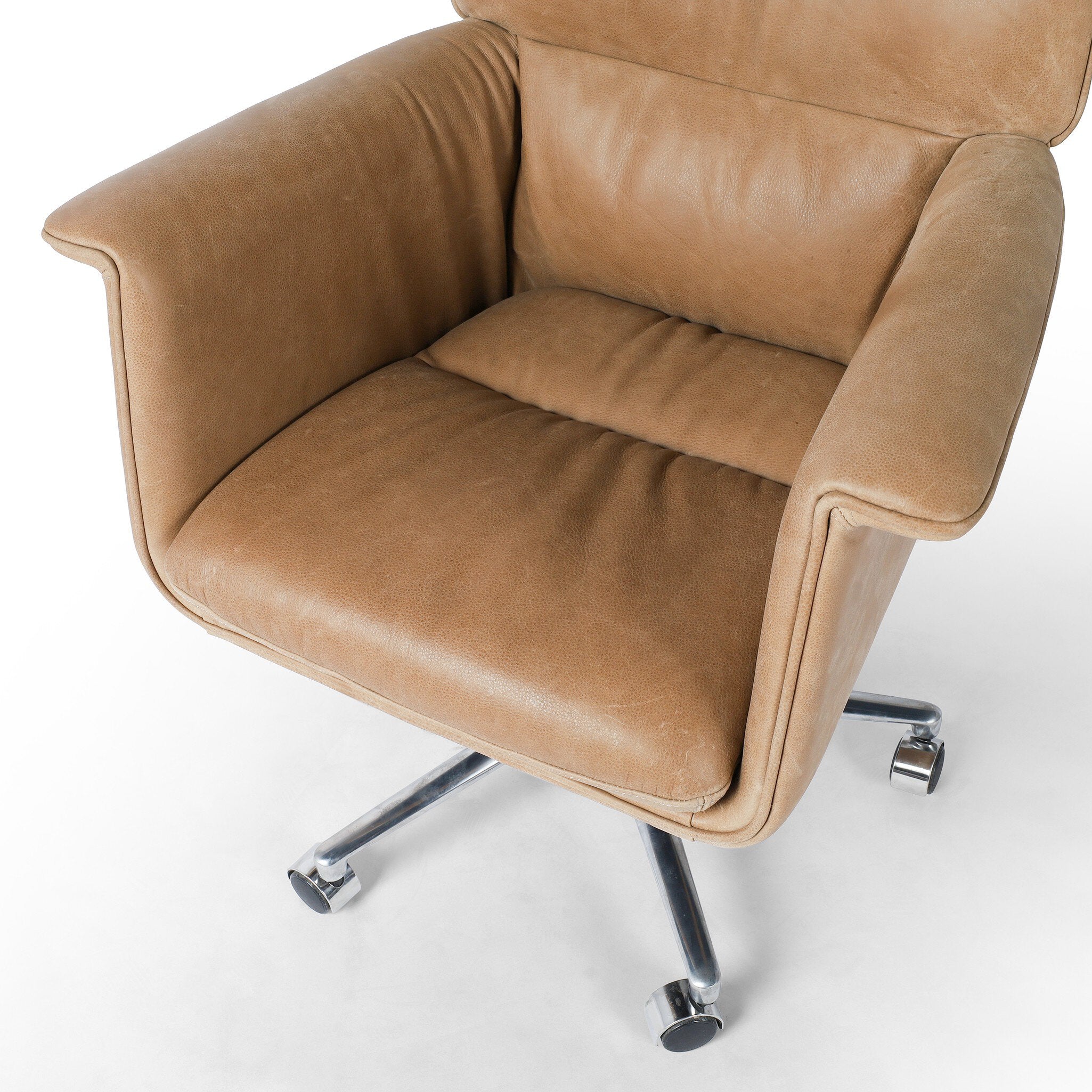 Four Hands Humphrey Desk Chair — Palermo Drift-Polished Aluminum
