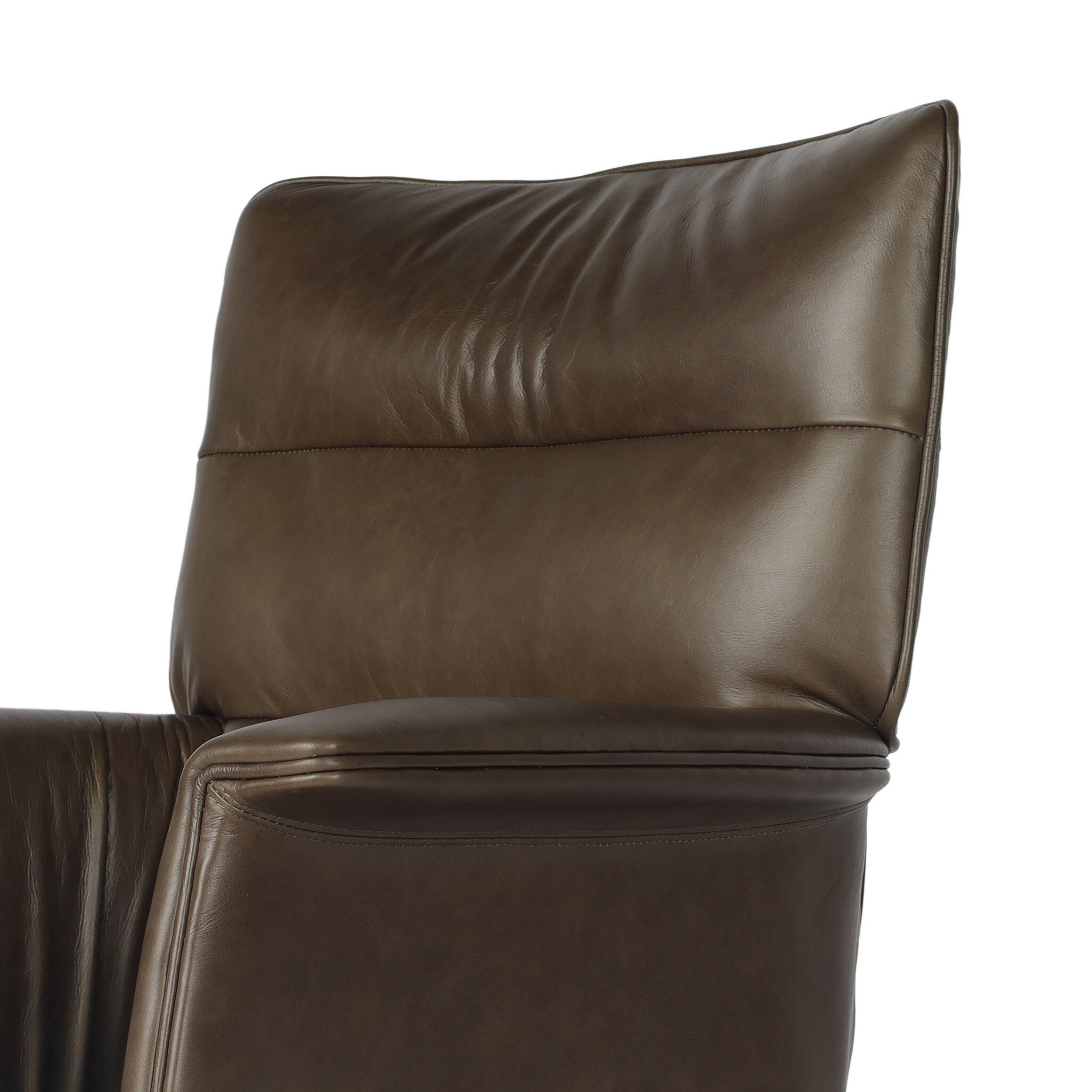 Four Hands Humphrey Desk Chair — Sonoma Olive-Polished Aluminum