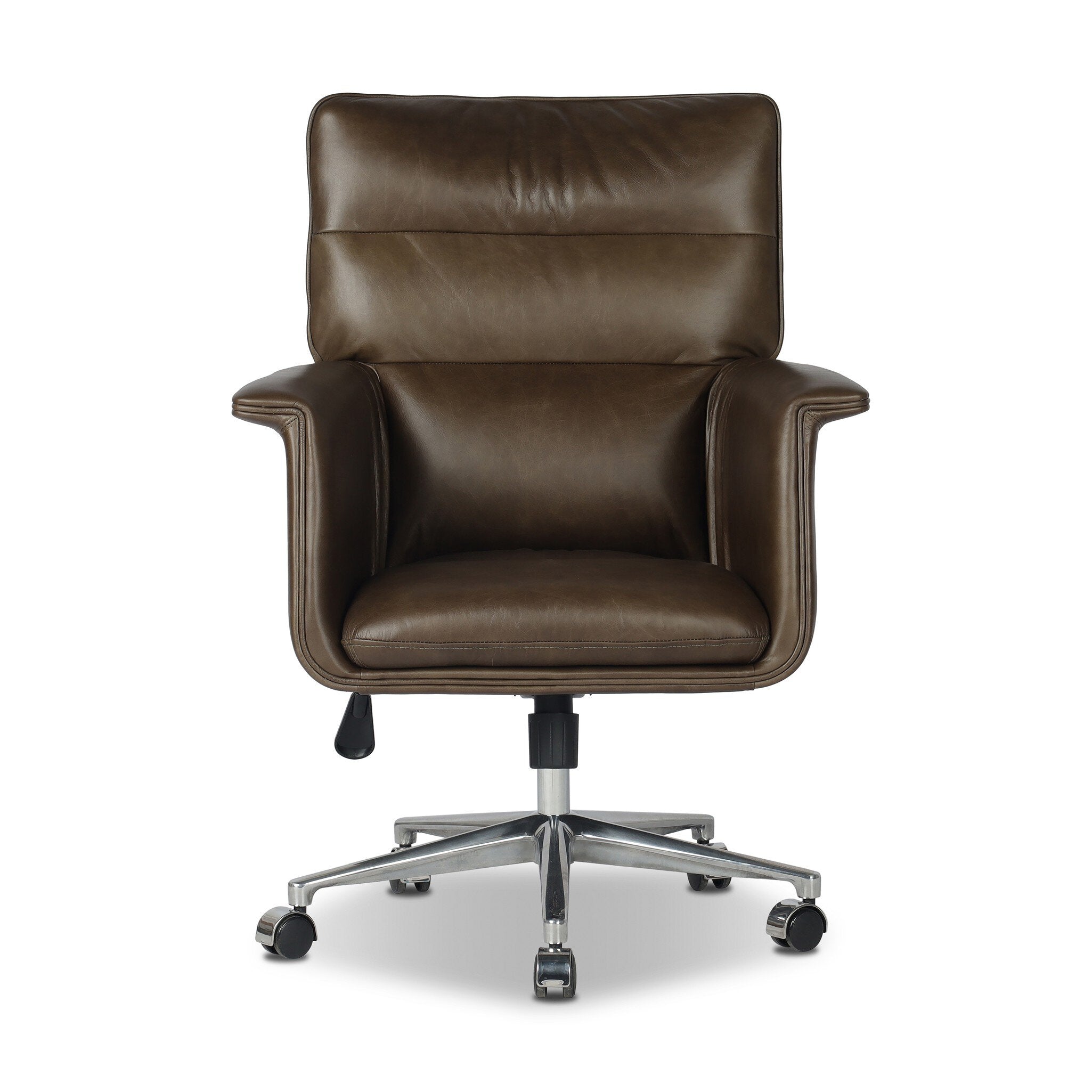 Four Hands Humphrey Desk Chair — Sonoma Olive-Polished Aluminum