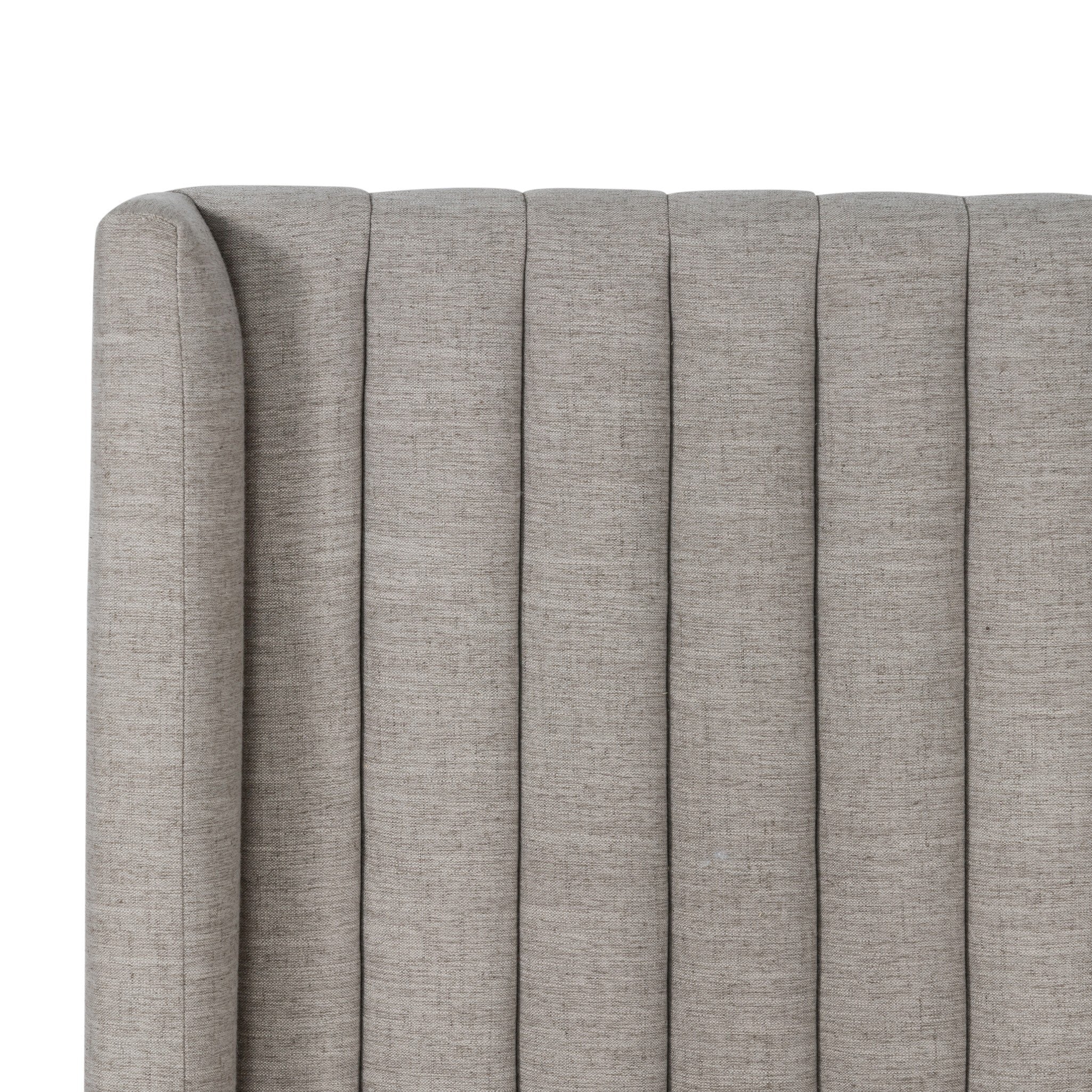 Four Hands Montgomery Bed — Savile Flannel-Weathered Sepia-Queen