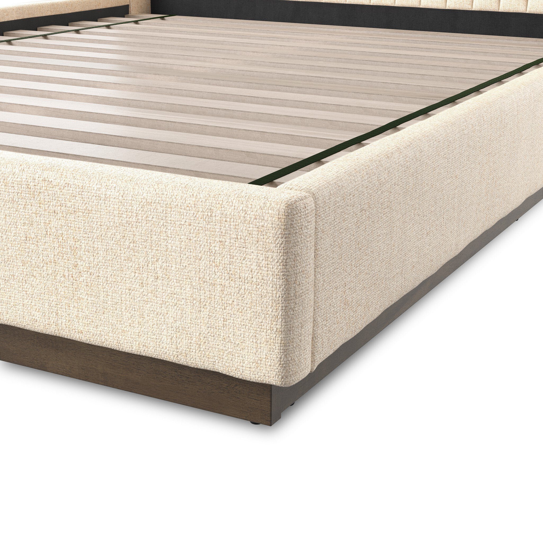 Four Hands Montgomery Bed — Thames Cream-Weathered Sepia-Queen