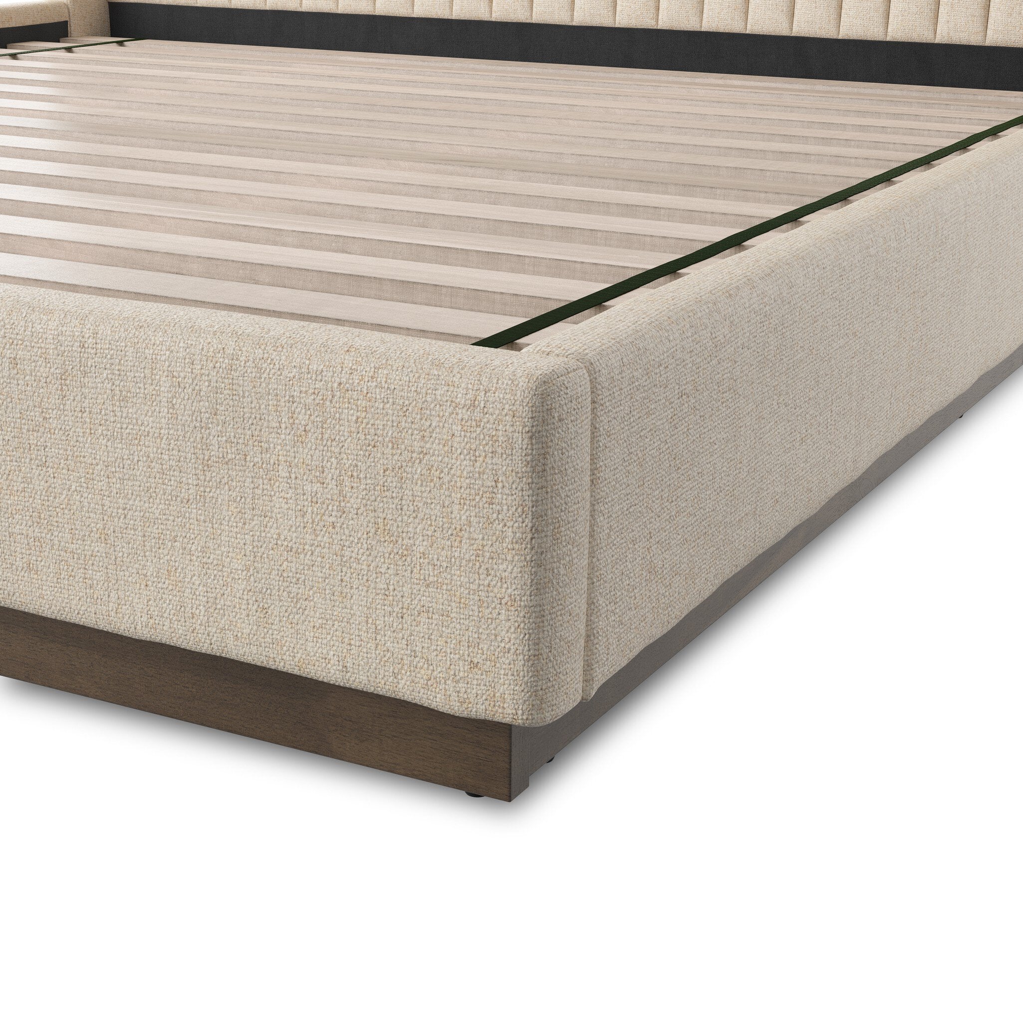 Four Hands Montgomery Bed — Thames Cream-Weathered Sepia-King