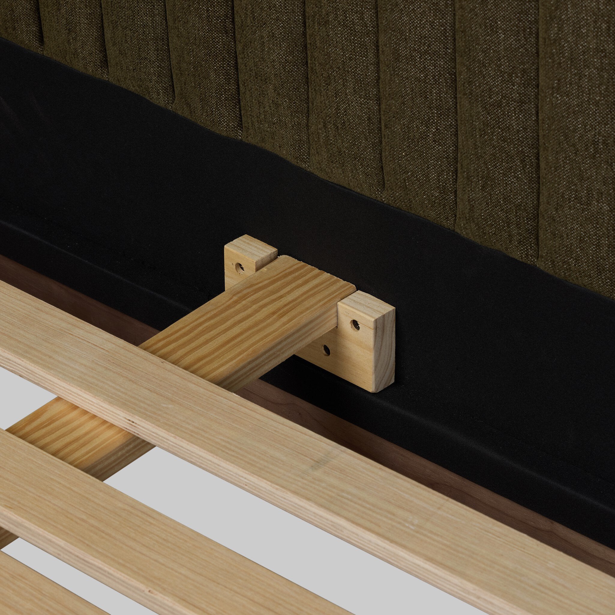 Four Hands Montgomery Bed — Sutton Olive-Almond-Queen